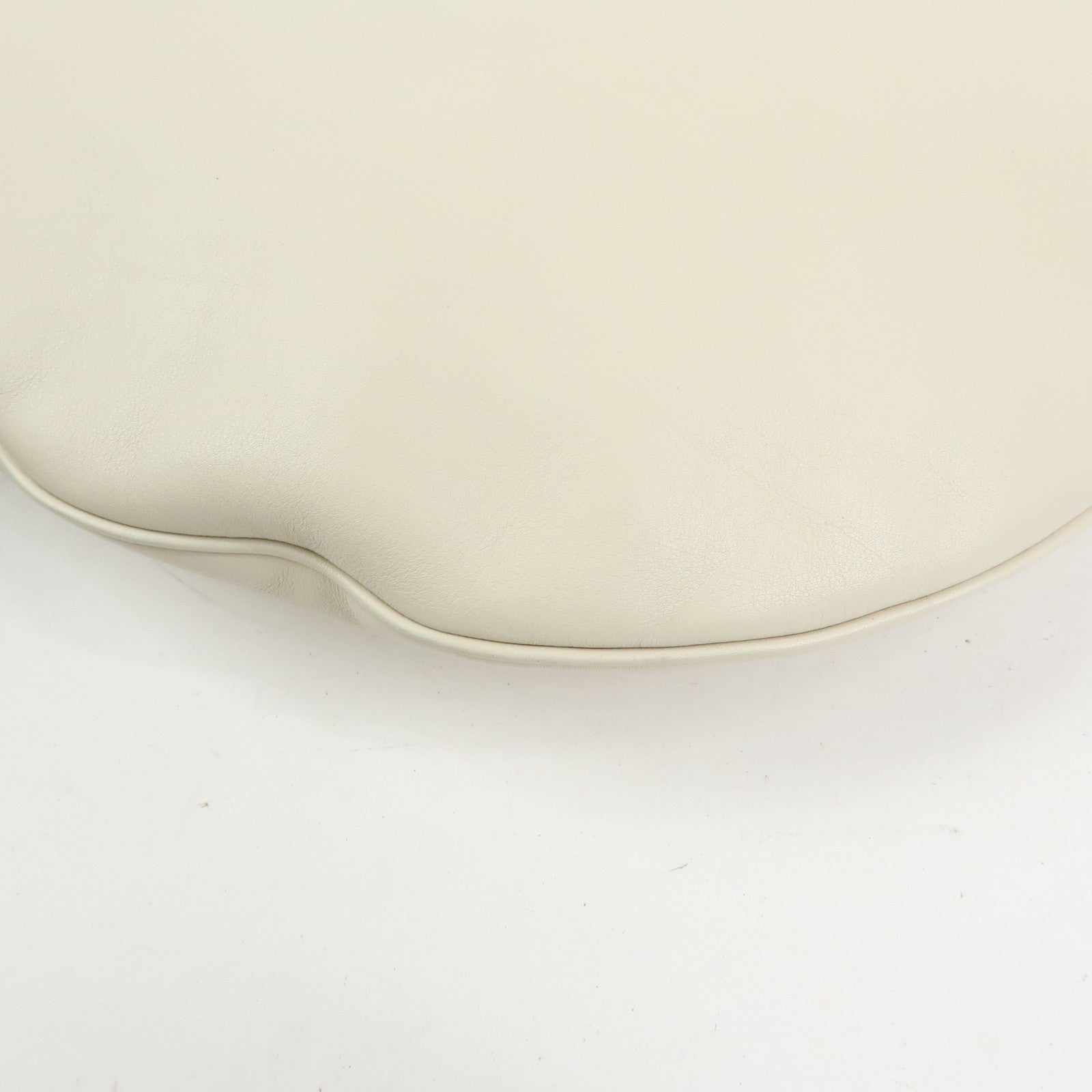 GUCCI Sherry Leather Shoulder Bag Hand Bag Ivory 154401