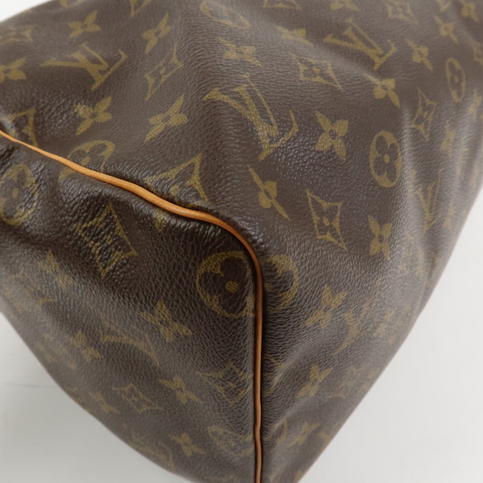 Louis Vuitton Monogram Speedy 40 Hand Bag Boston Bag Brown M41522