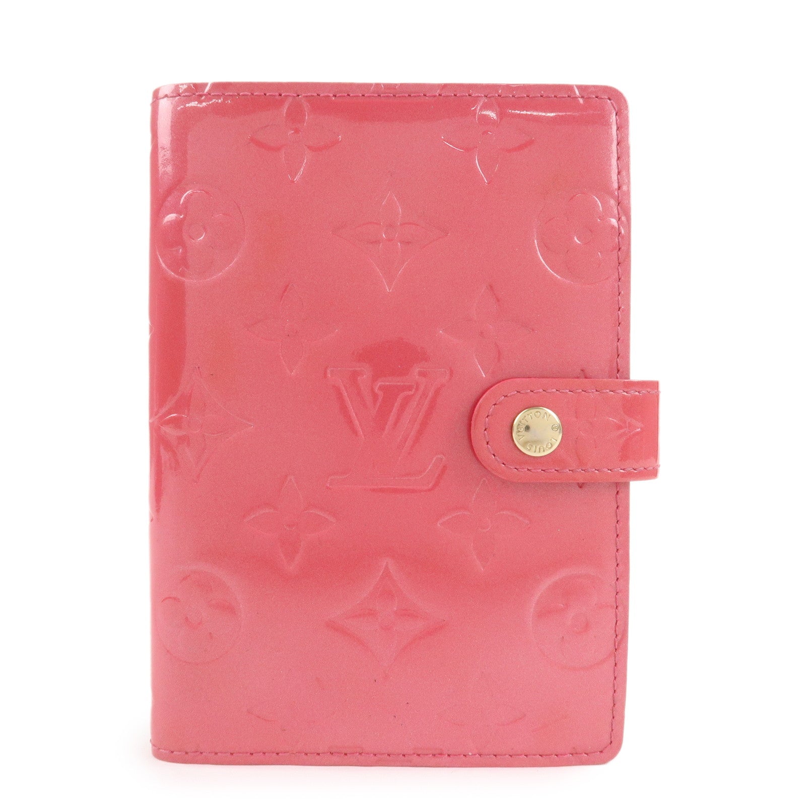 Louis Vuitton Monogram Vernis Agenda PM Planner Cover R2101F Used