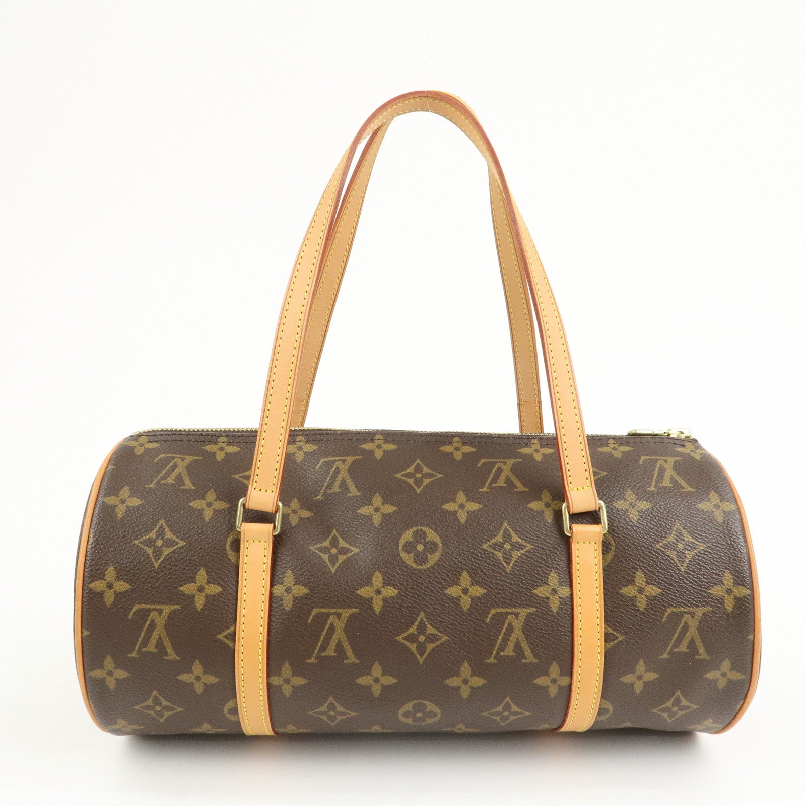 Louis Vuitton Monogram Papillon 30 Hand Bag New Style Brown M51385