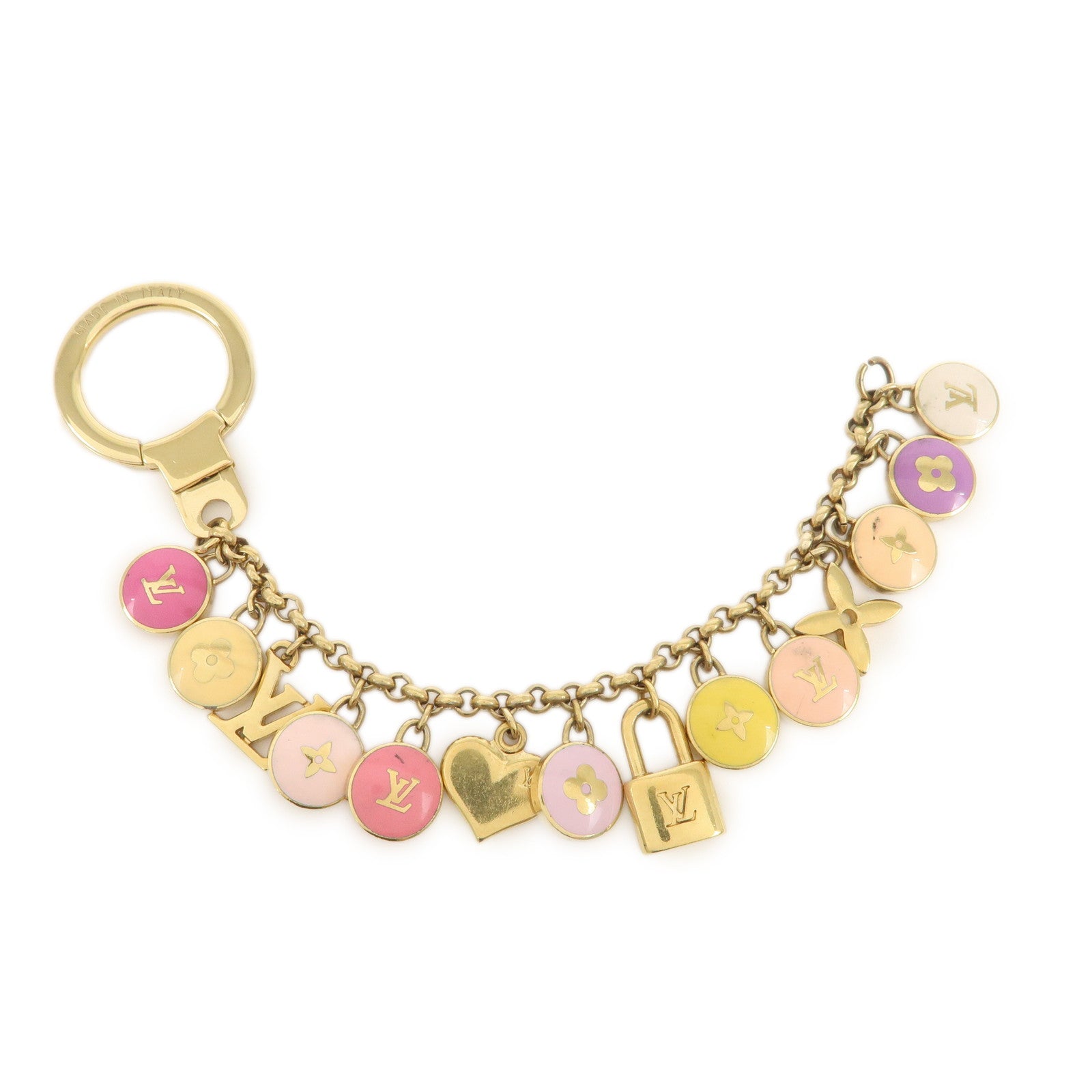 Louis Vuitton Porte Cles Chaine Pastilles Metal Key Chain M66172