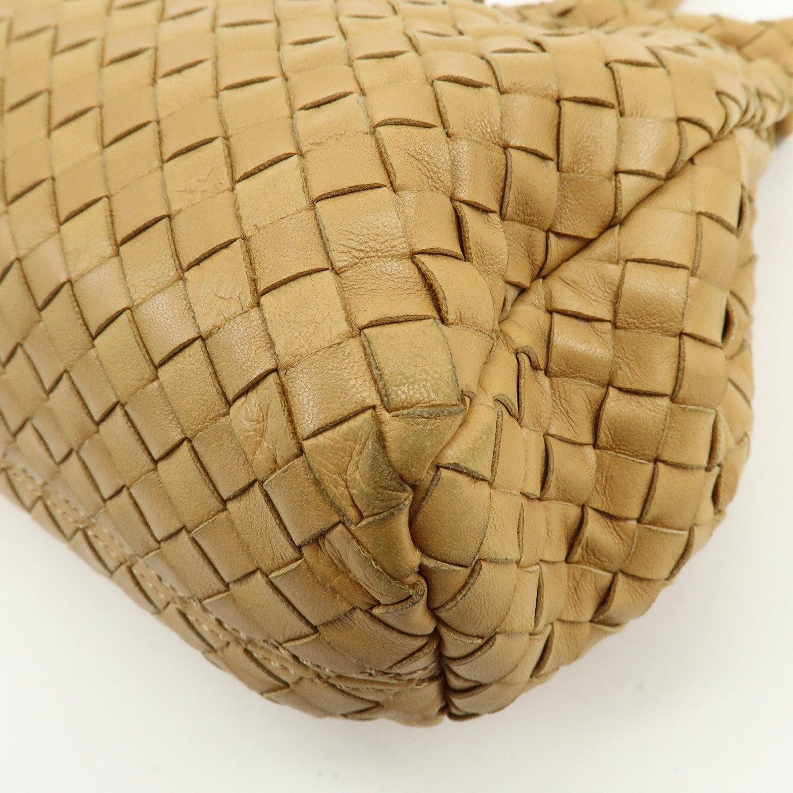 BOTTEGA VENETA Intrecciato Nappa Leather Hand Shoulder Bag Brown
