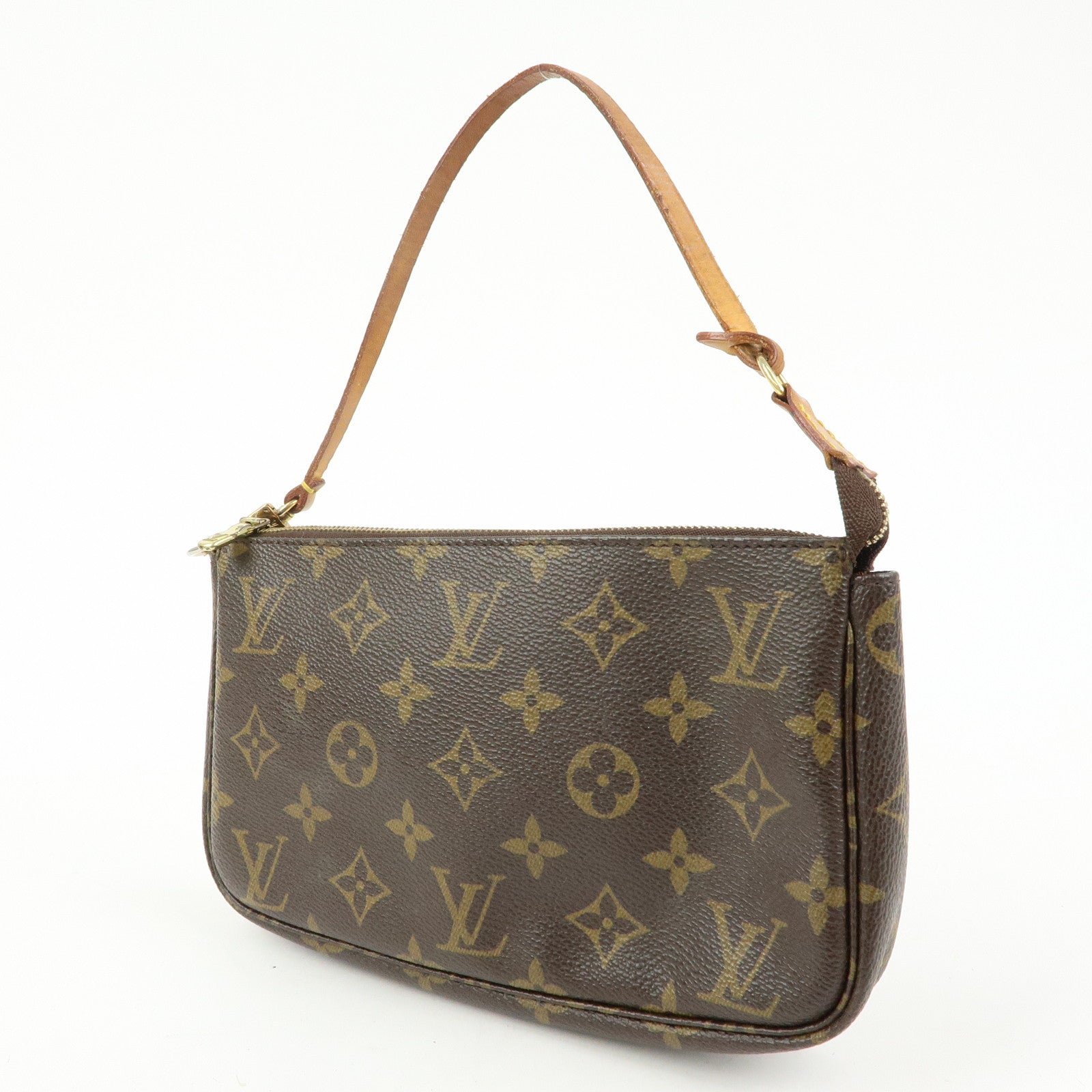 Louis Vuitton Monogram Pochette Accessoires Pouch Hand Bag M51980