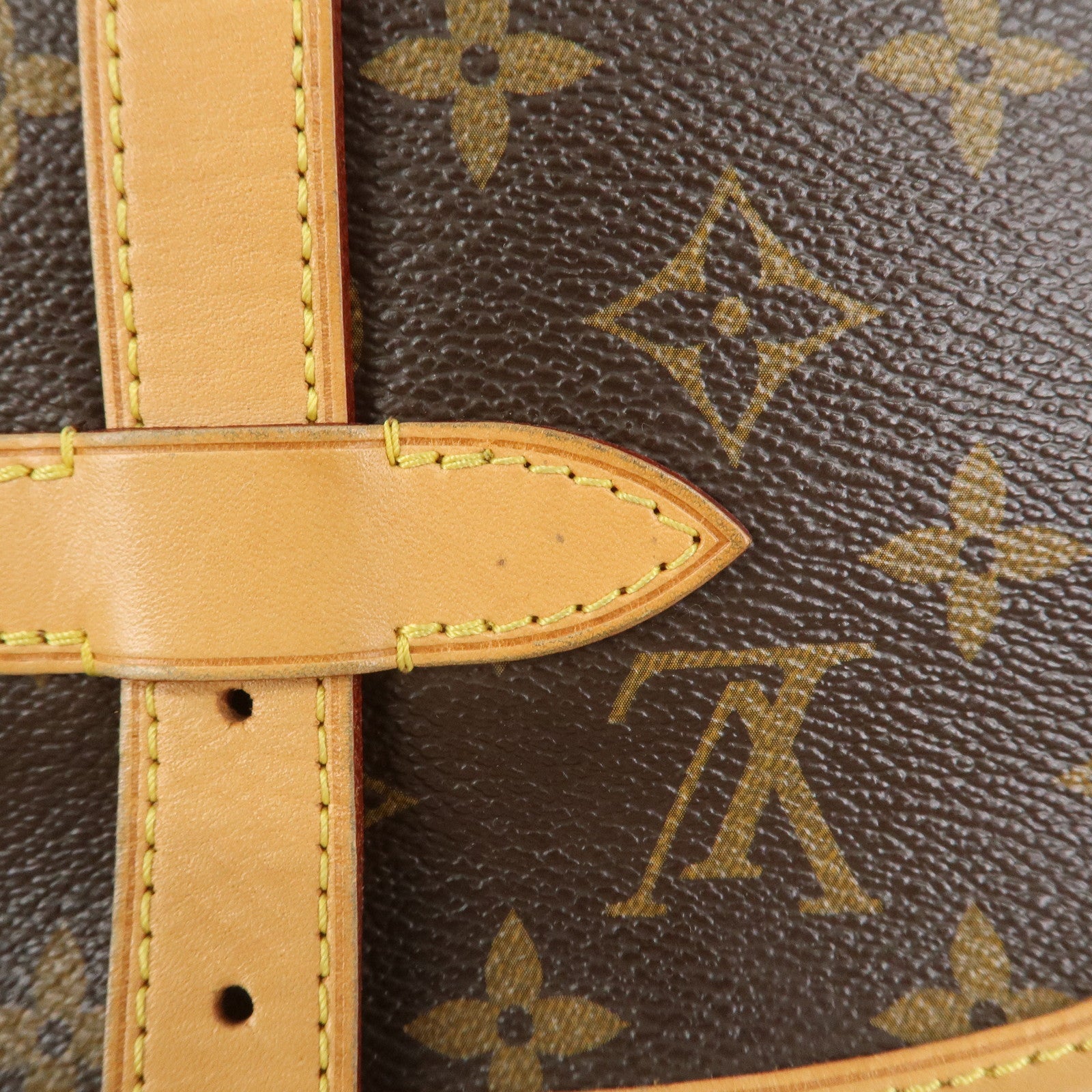 Louis Vuitton Monogram Saumur 30 Shoulder Bag Brown M42256