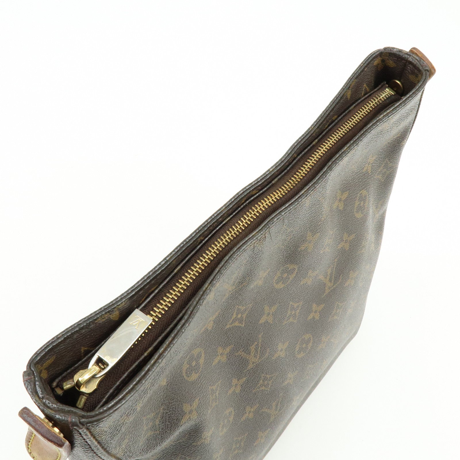 Louis Vuitton Monogram Looping GM Canvas Shoulder Bag Brown M51145