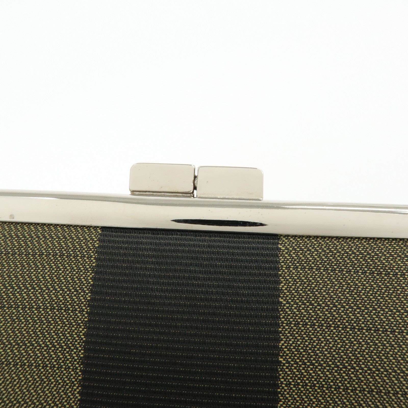 FENDI Canvas Coin Case Coin Purse Brown 2261‑30826‑099
