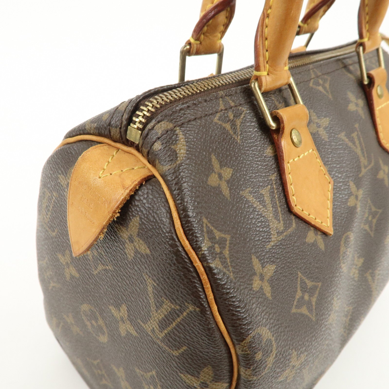 Louis Vuitton Monogram Speedy 25 Boston Bag Hand Bag Brown M41528