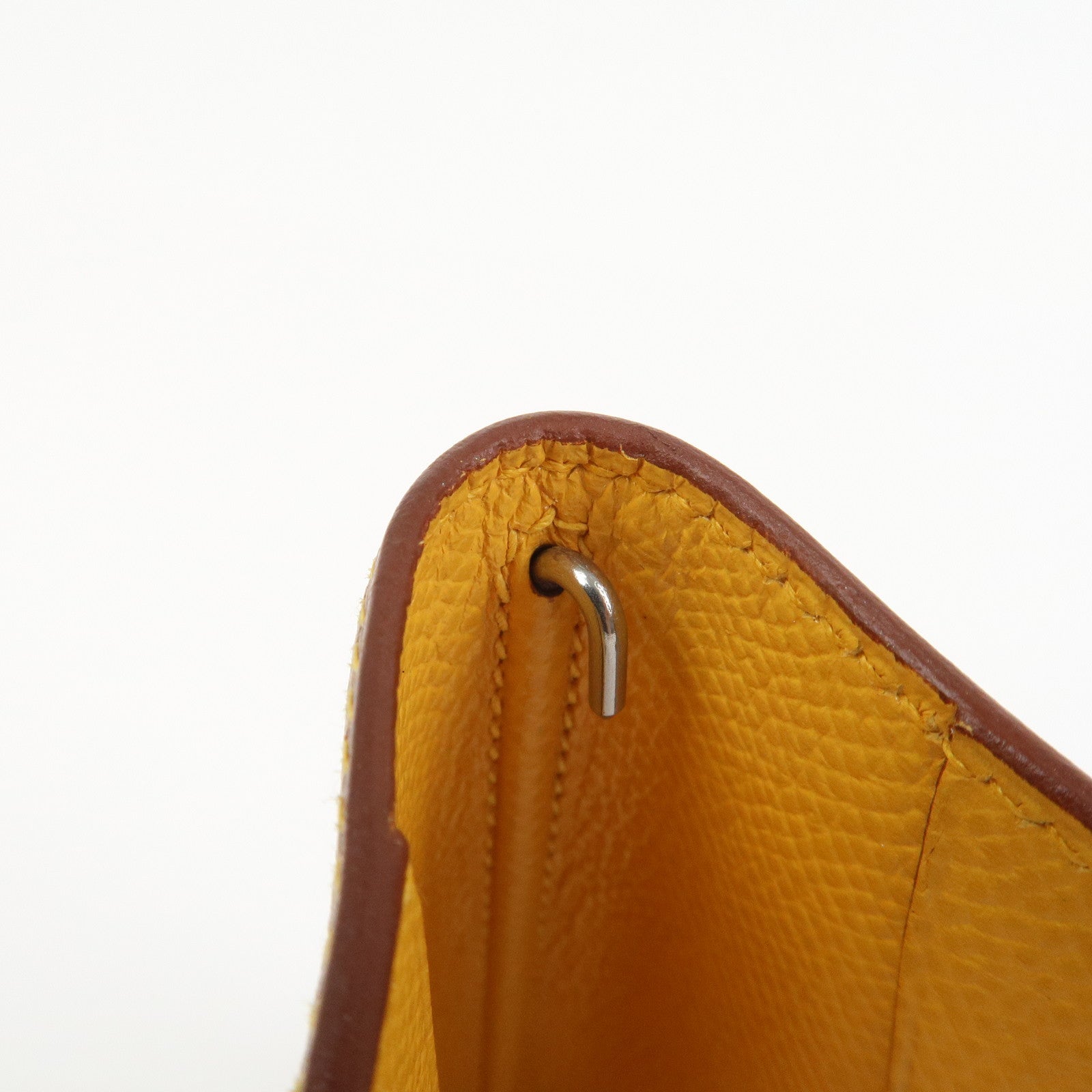 HERMES Agenda PM Leather Planner Cover □B Stamped Gold