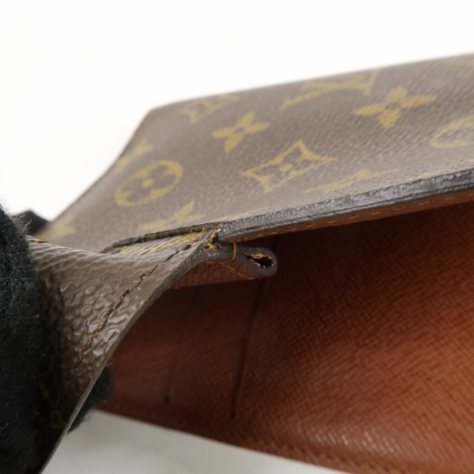 Louis Vuitton Monogram Agenda PM Planner Cover Brown SP0052 Used