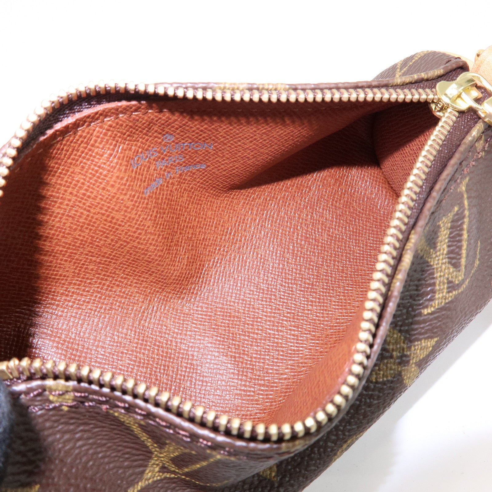 Louis Vuitton Monogram Mini Pouch for Papillon Bag Brown