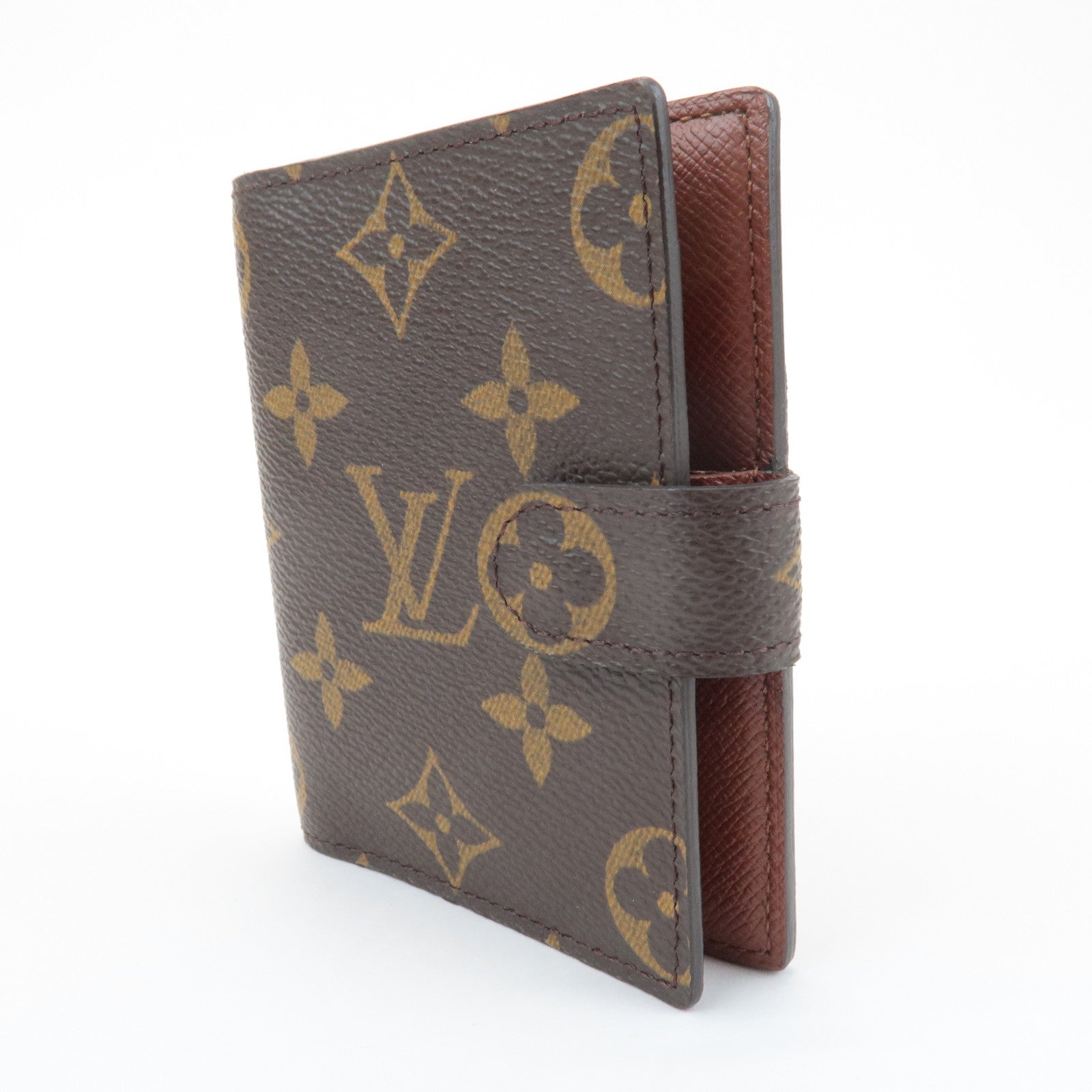 Louis Vuitton Monogram Agenda Mini Planner Cover Brown R20007 Used