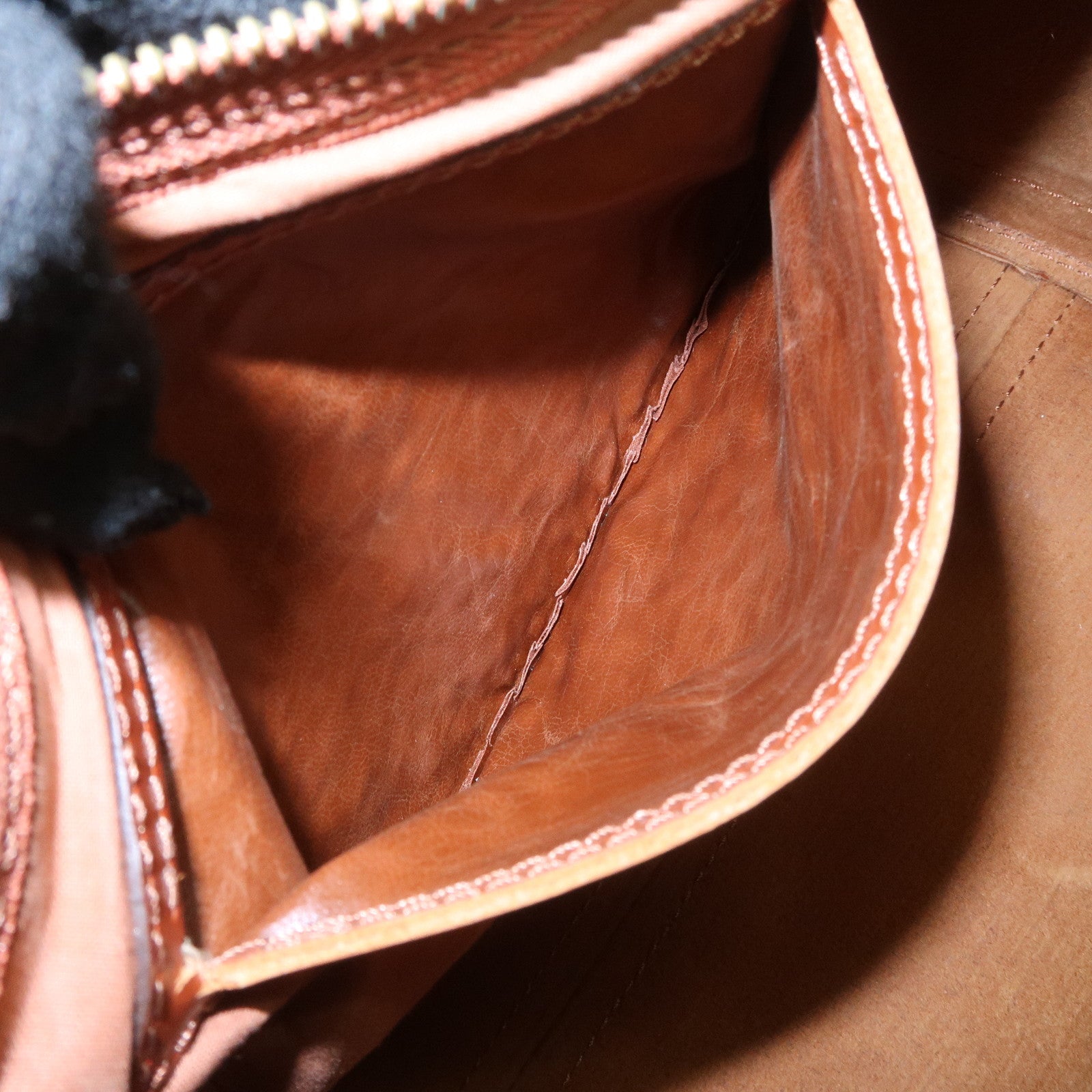 Louis Vuitton Epi Speedy 25 Hand Boston Bag Kenya Brown M43013 Used