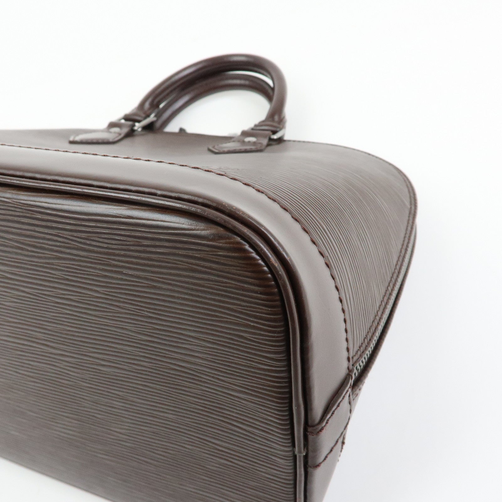 Louis Vuitton Epi Leather Alma Hand Bag Mocha M5214D