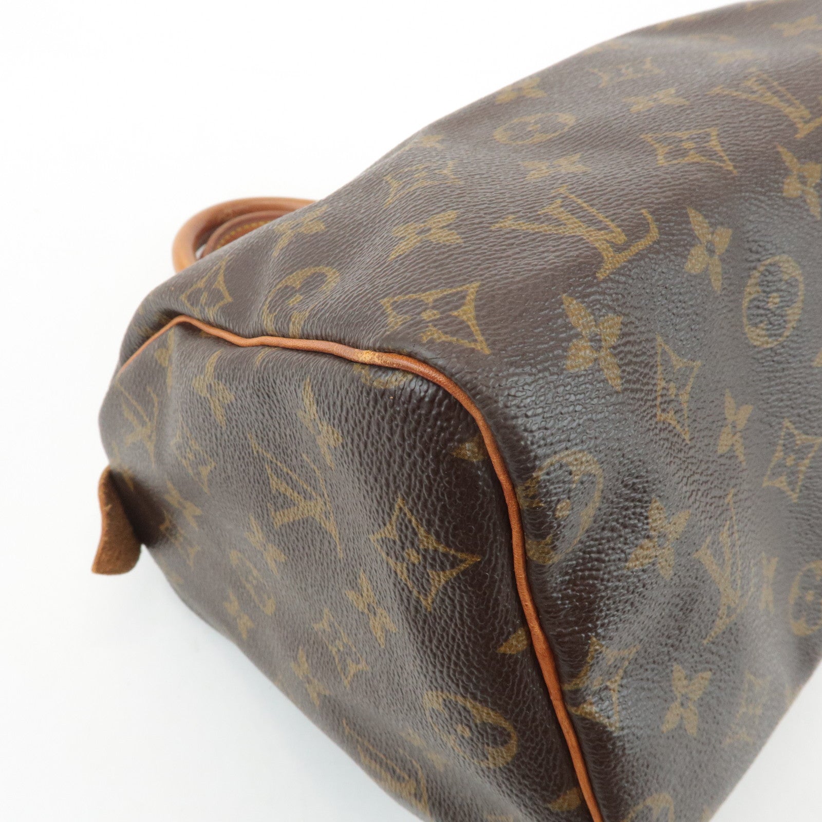 Louis Vuitton Monogram Speedy 25 Hand Bag Boston Bag Brown M41528 Used
