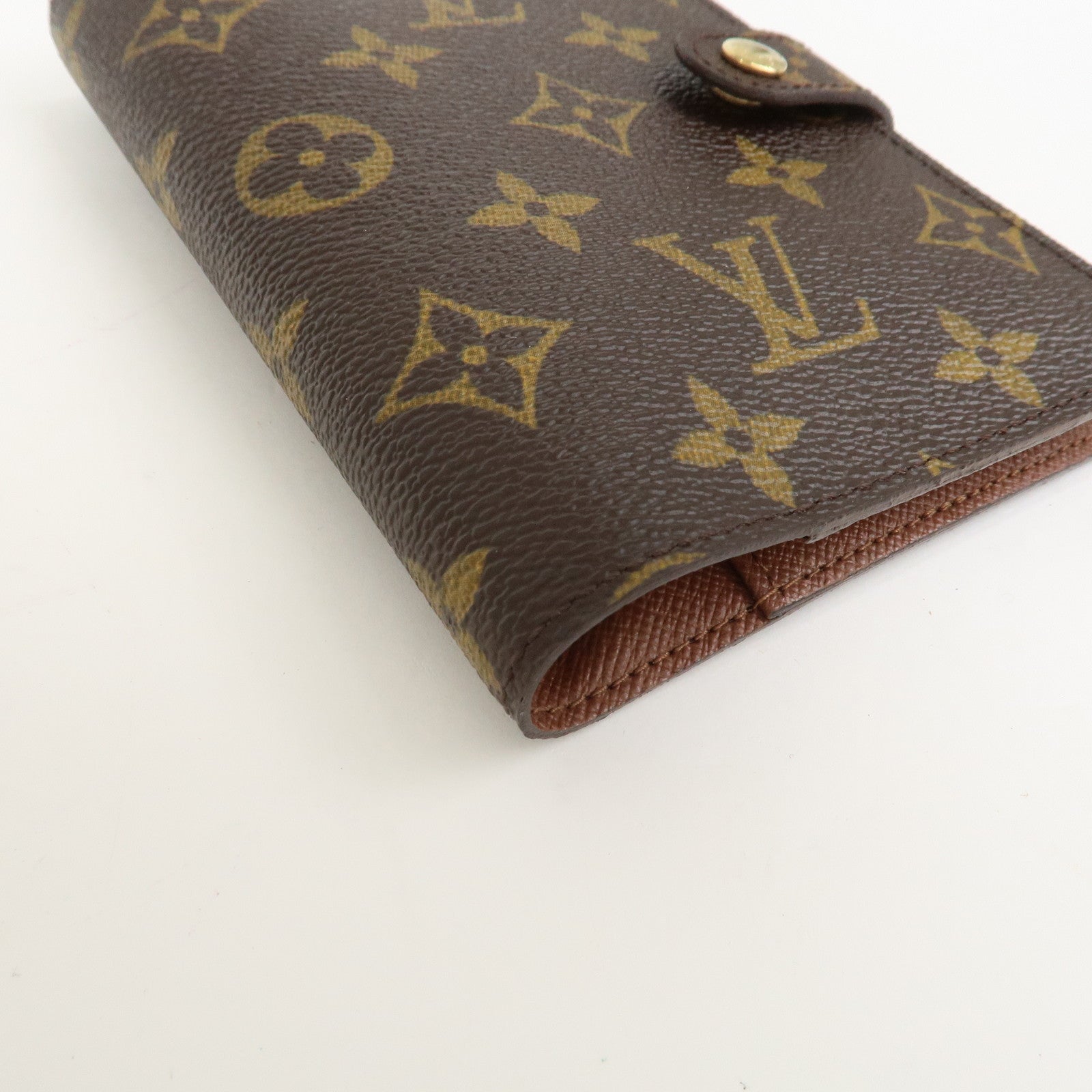 Louis Vuitton Monogram Agenda PM Planner Cover Brown R20005