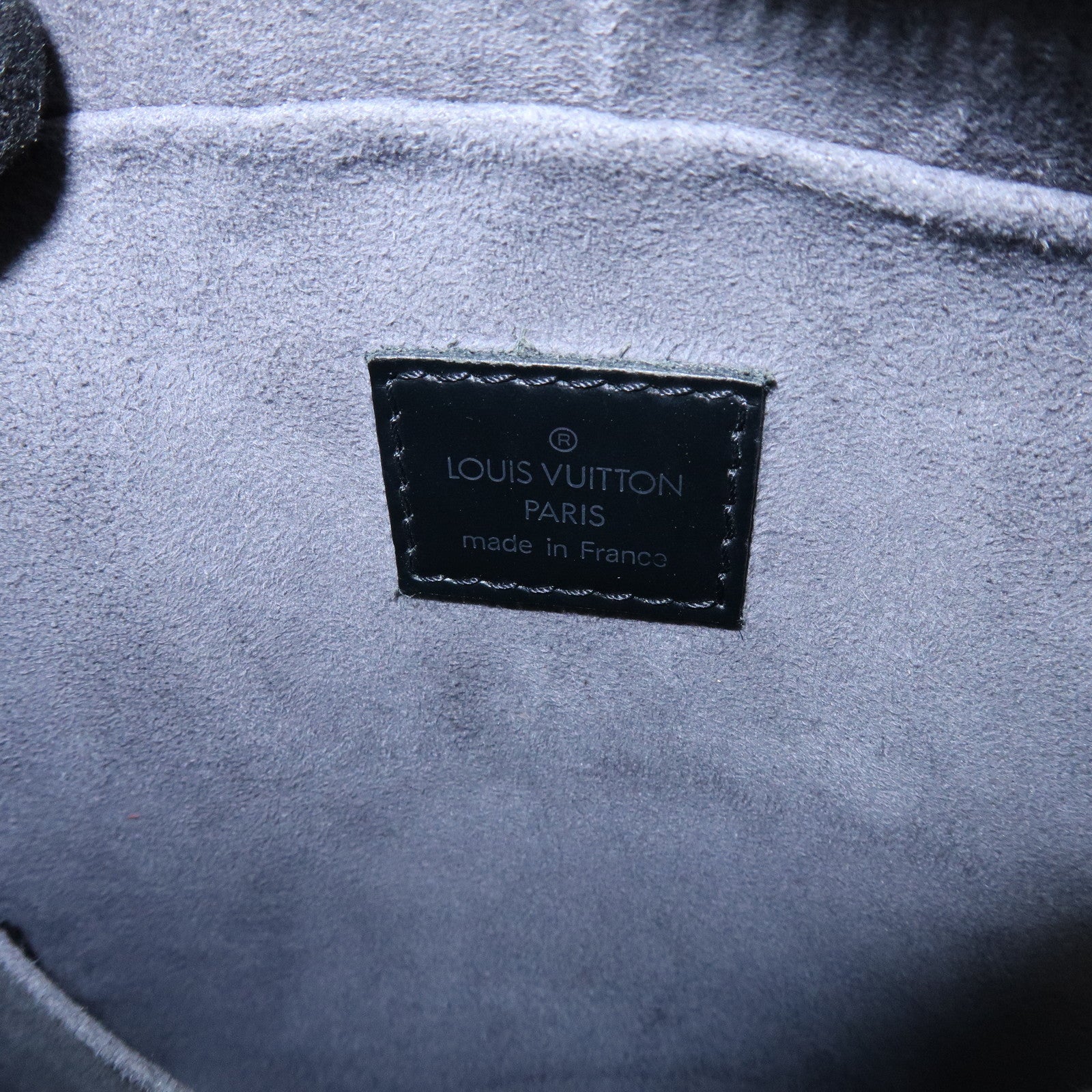 Louis Vuitton Epi Leather Sablons Hand Bag Noir Black M52042