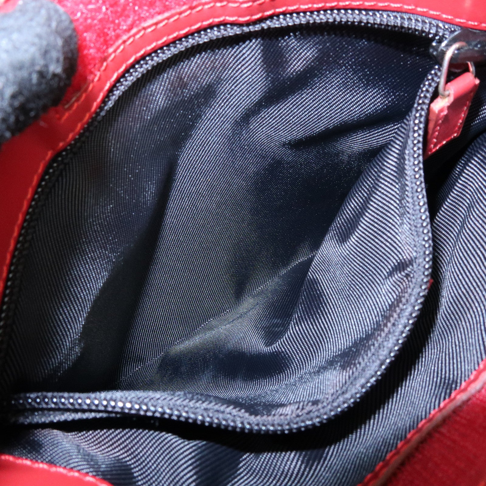 GUCCI GG Canvas Leather Shoulder Bag Beige Red 019・0348・200047