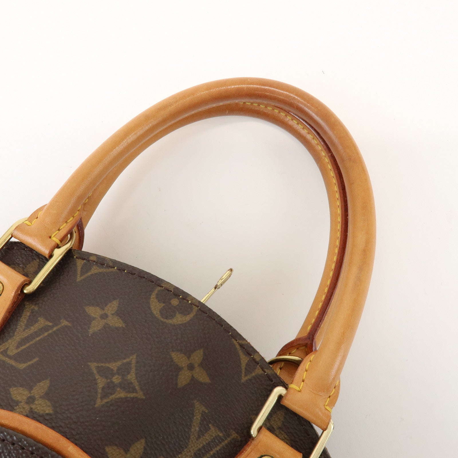 Louis Vuitton Monogram Ellipse PM Hand Bag Brown M51127