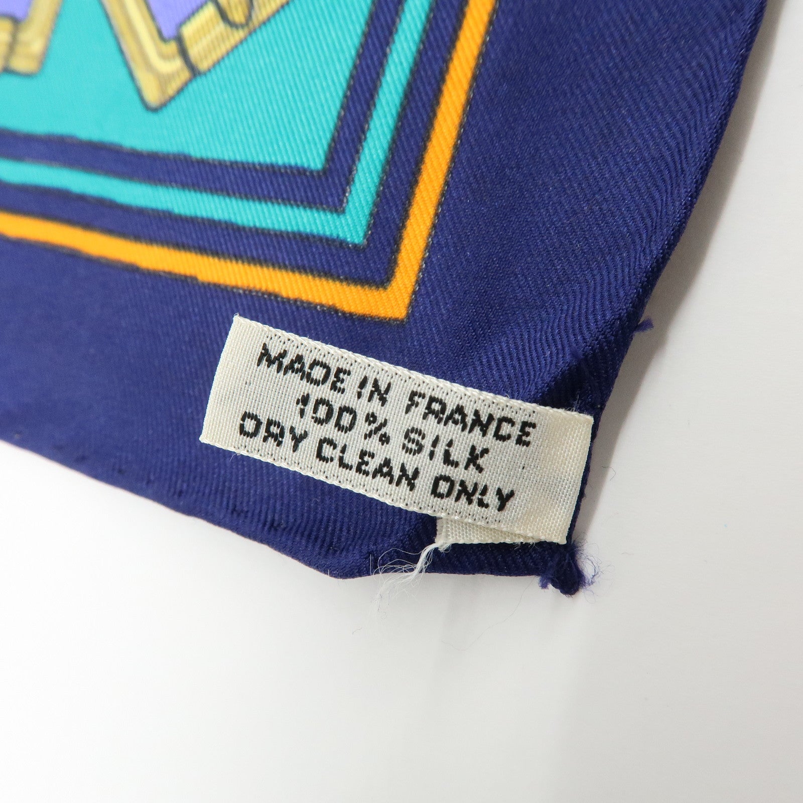 HERMES Carre 90 Silk 100% Scarf J.METZ Les Sangles Purple