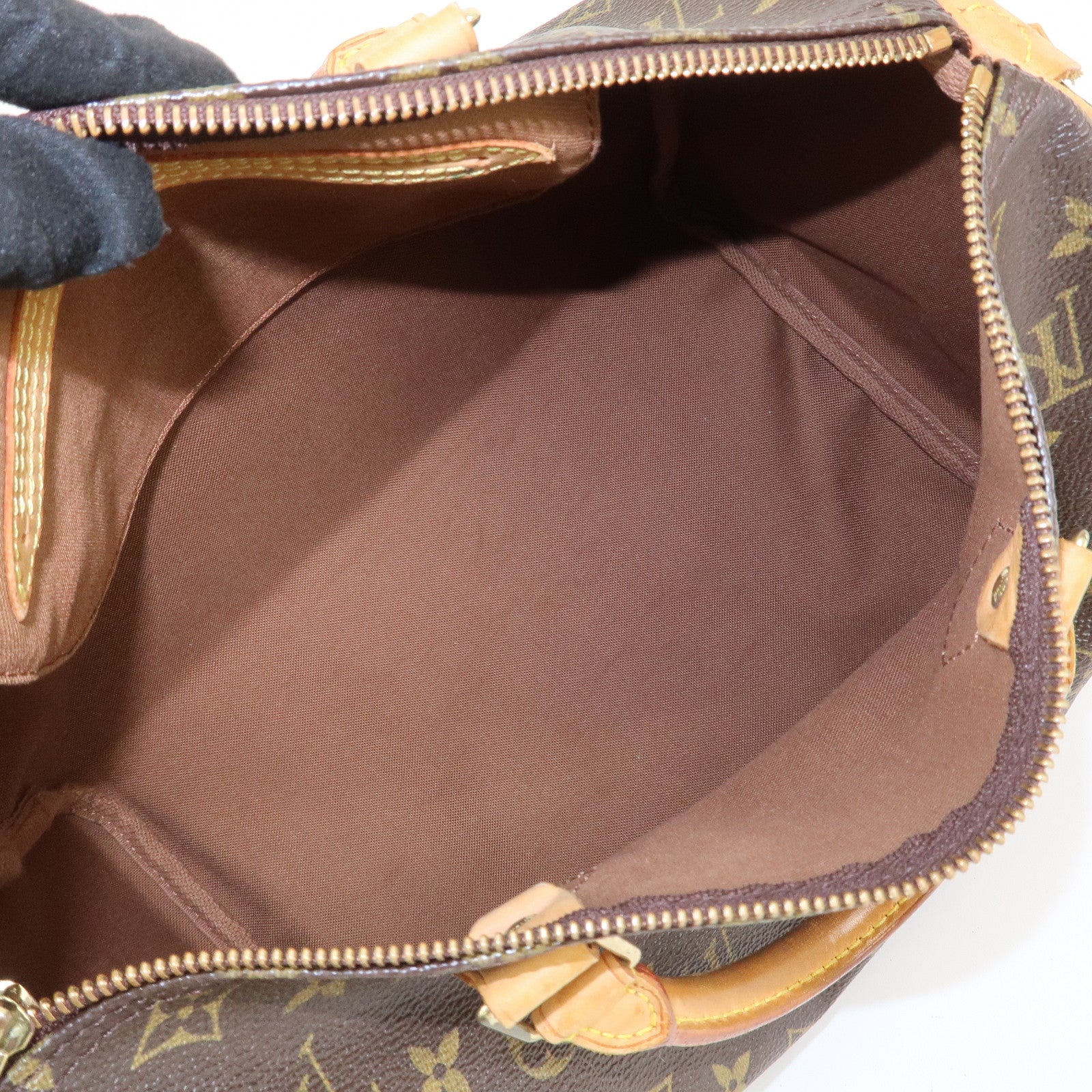 Louis Vuitton Monogram Speedy 30 Boston Bag Hand Bag Brown M41526