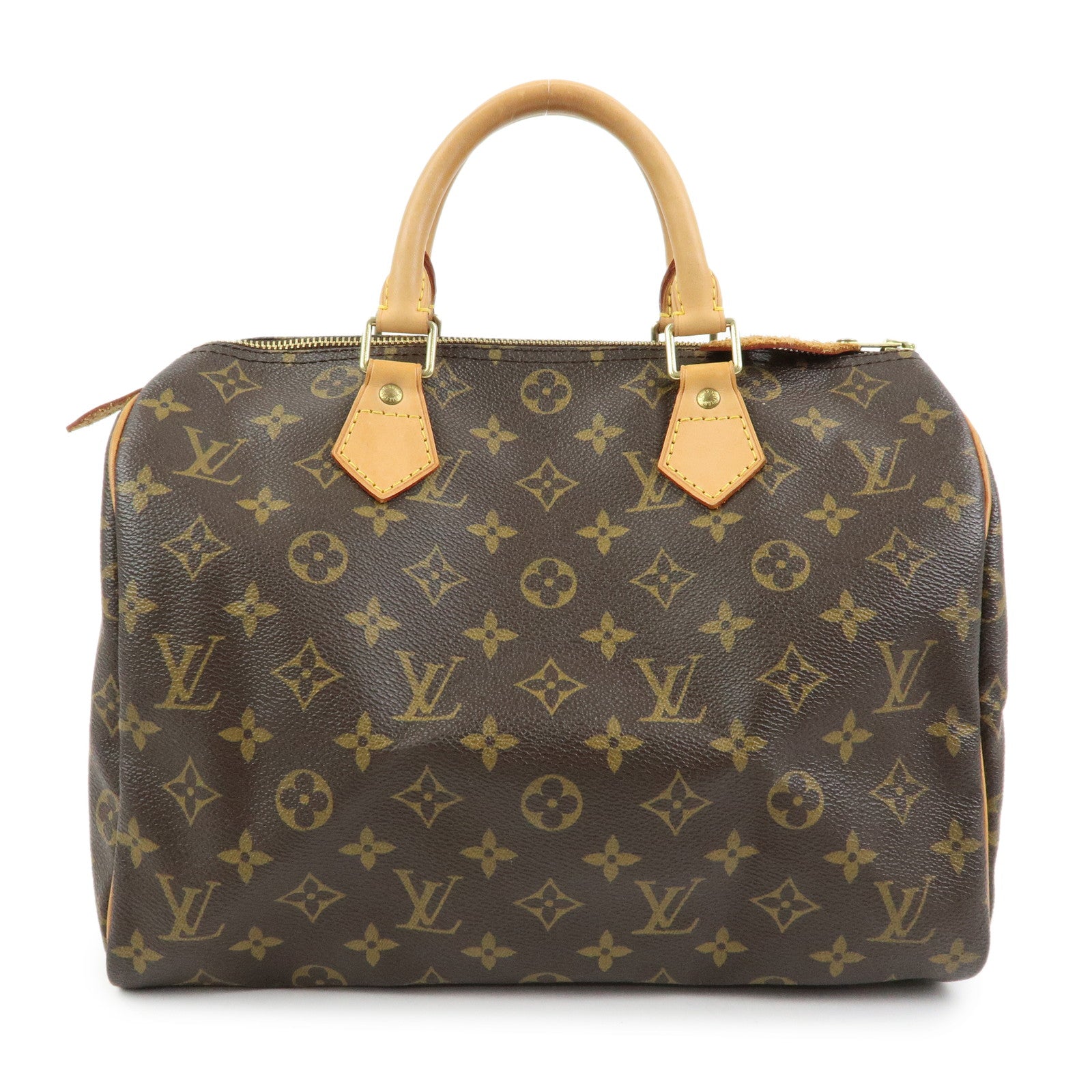 Louis Vuitton Monogram Speedy 30 Boston Bag Hand Bag Brown M41526