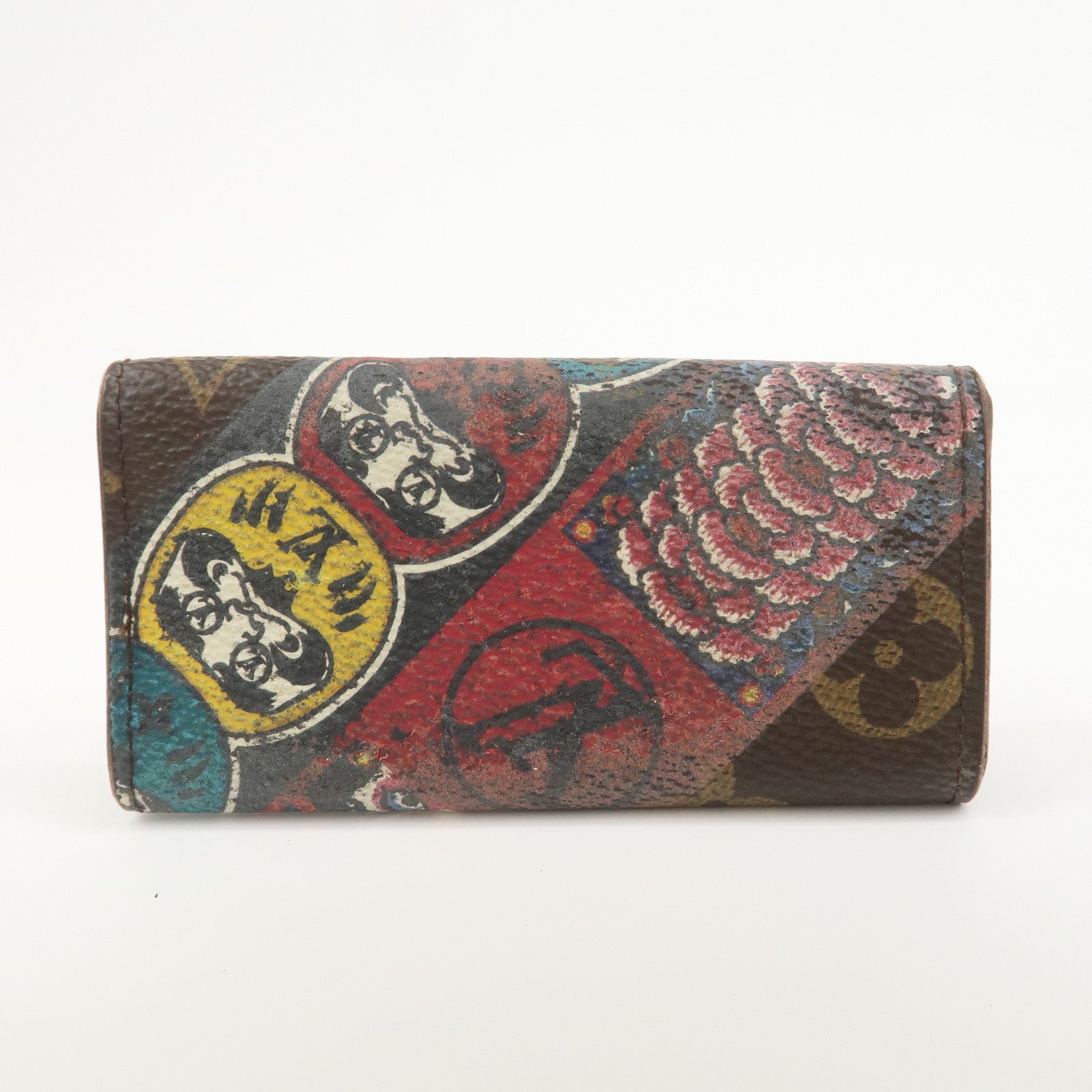 Louis Vuitton Monogram Kansai Yamamoto Multicles 4 Key Case Brown