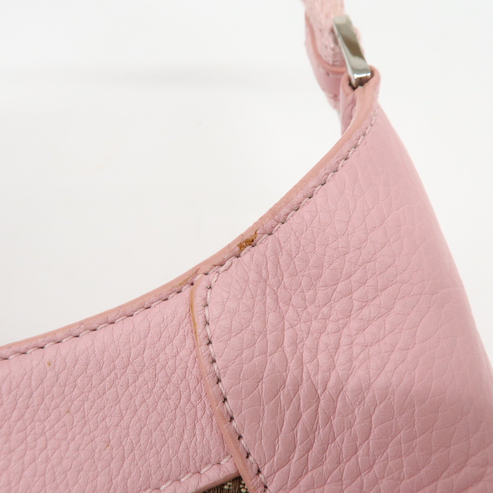 Christian Dior Street Chic Trotter Canvas Leather Shoulder Bag
