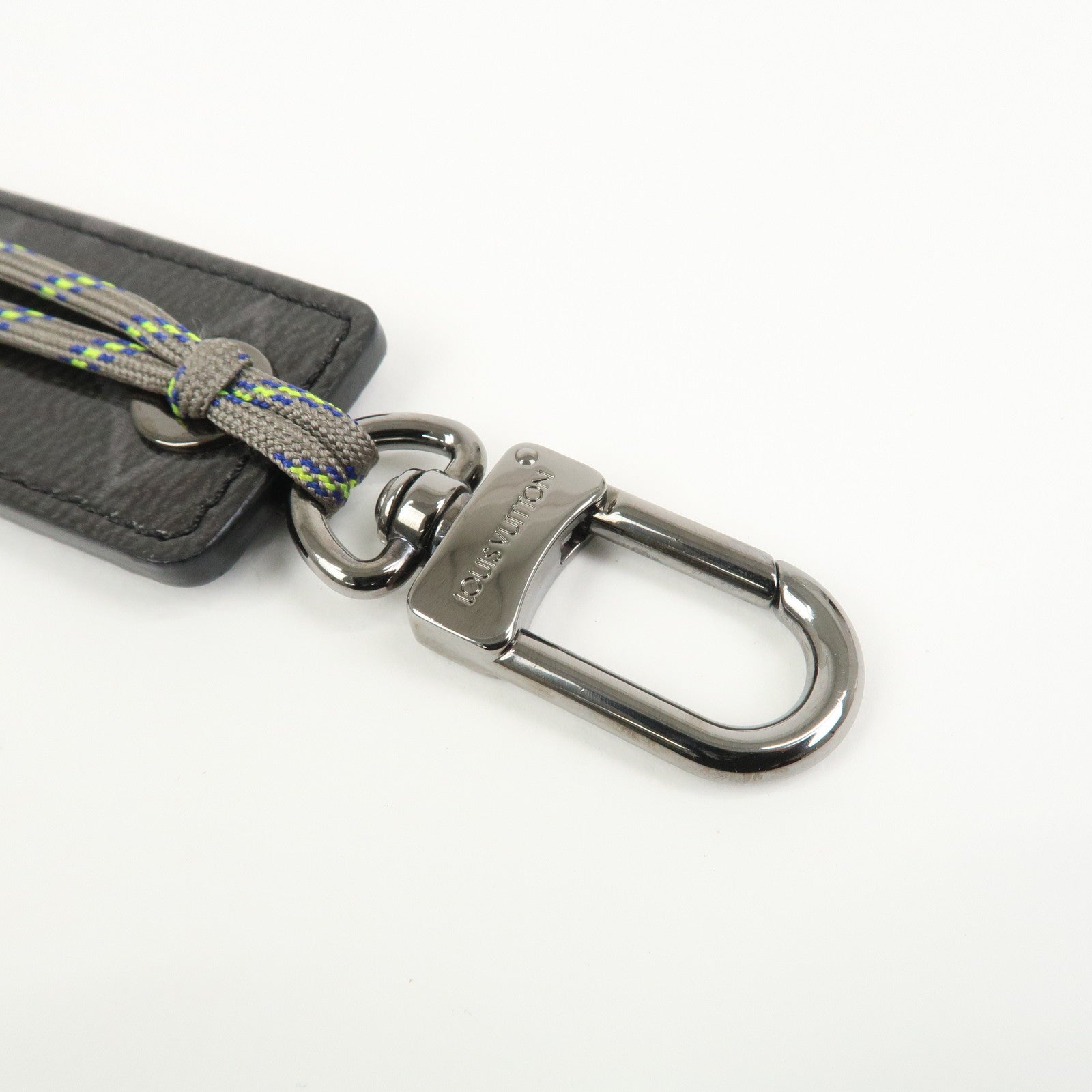 Louis Vuitton Monogram Porte Cles Fluo Tag Leather Key Charm MP0929