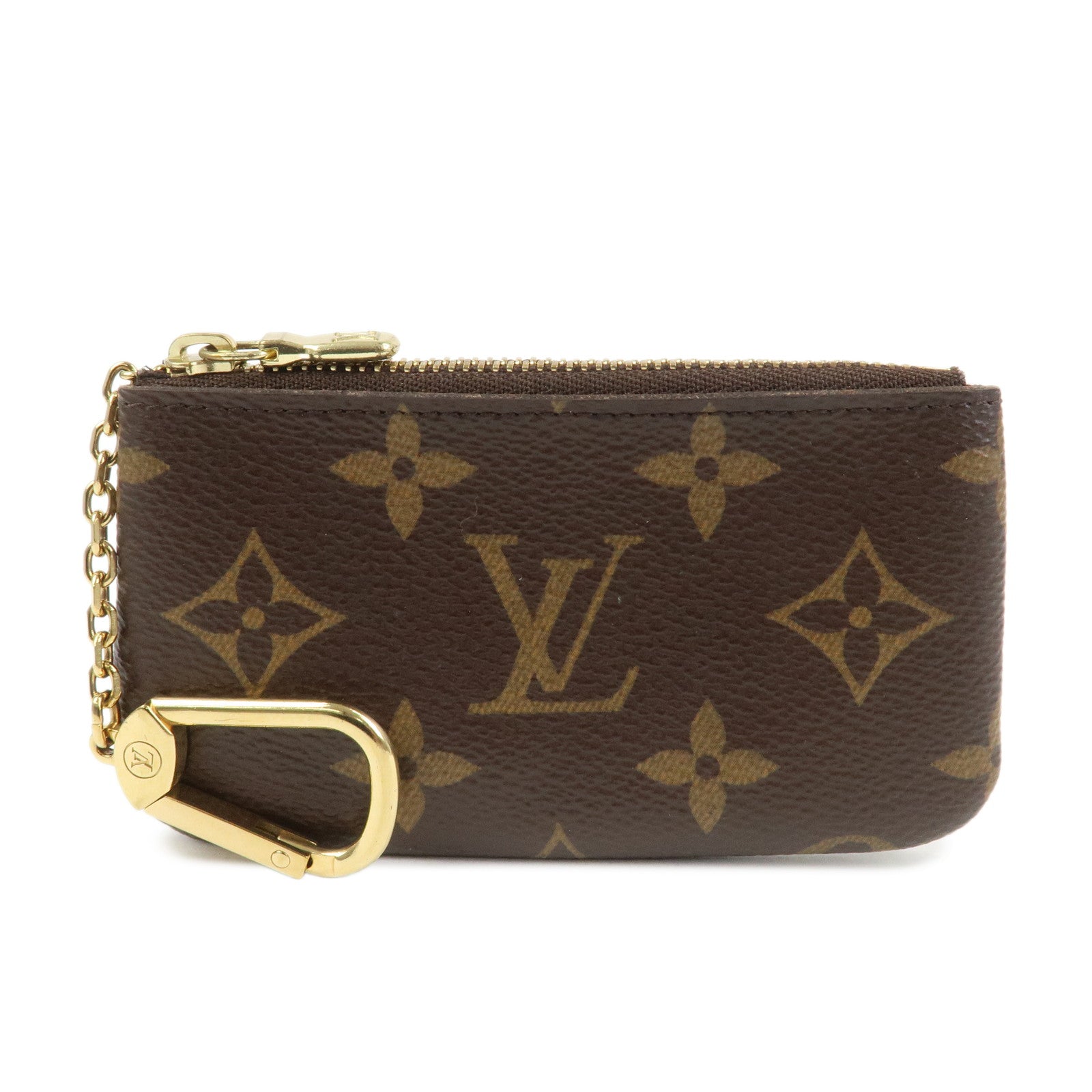 Louis Vuitton Monogram Pochette Cles Coin Case Key Case M62650