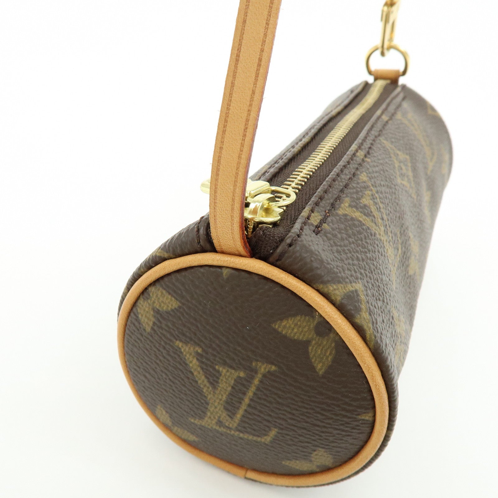 Louis Vuitton Monogram Mini Pouch for Papillon Bag Brown