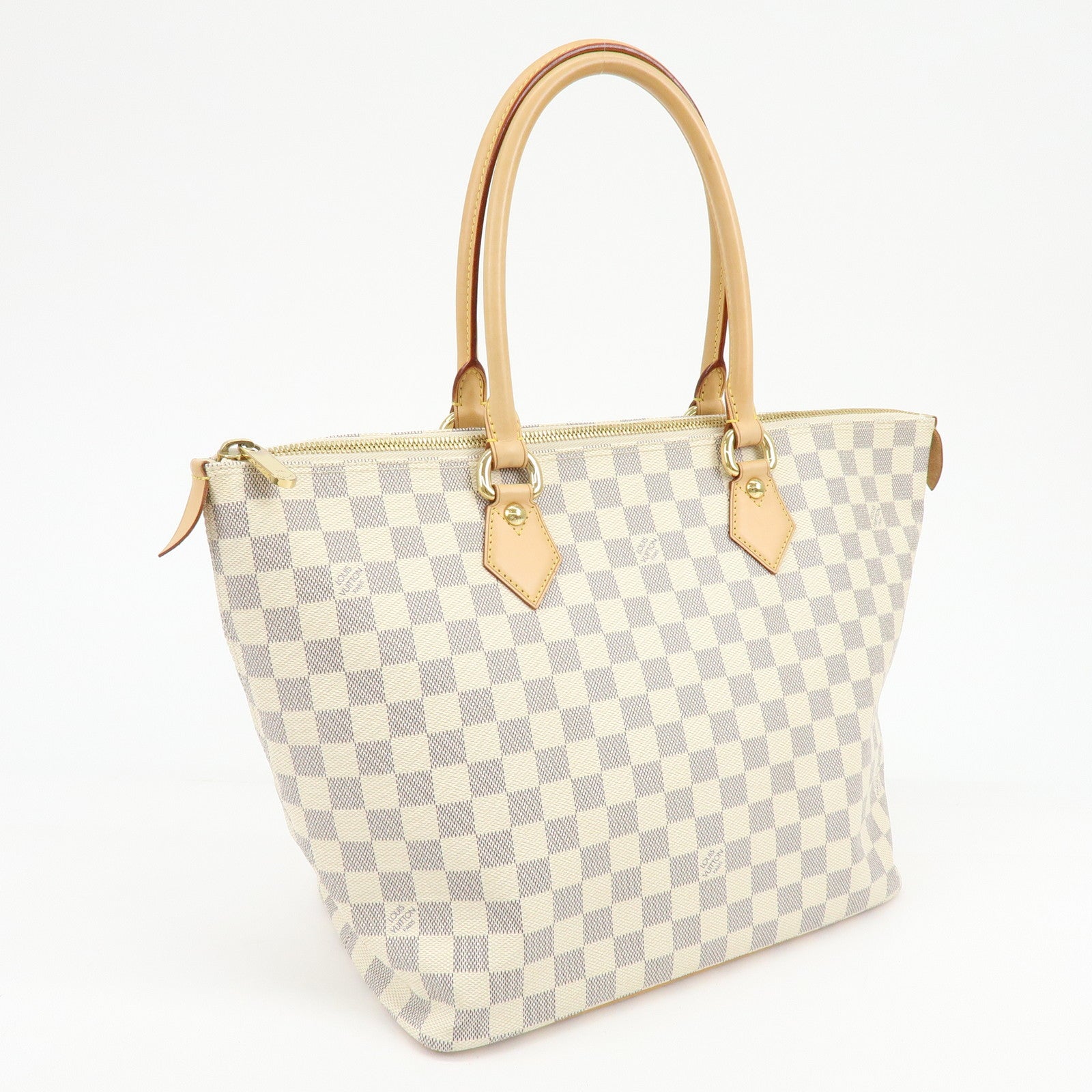 Louis Vuitton Damier Azur Sarria MM Tote Bag Hand Bag N51185