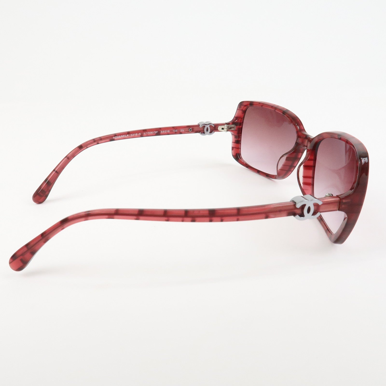 CHANEL COCOMark Plastic Sunglasses 5218-A c.1306/3P 54□16 135 2N