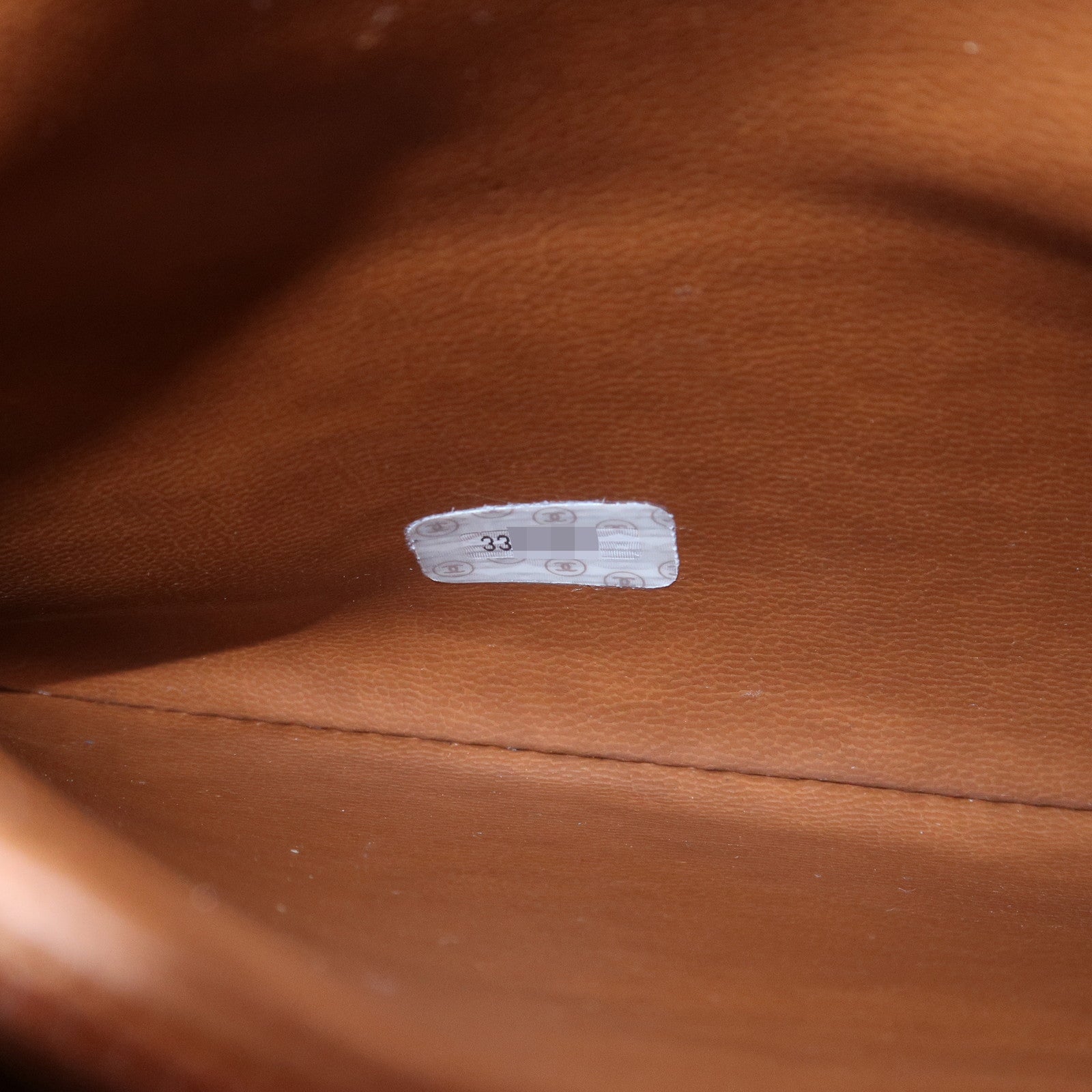 CHANEL COCO Mark Caviarskin Turn Lock Chain Shoulder Bag Brown