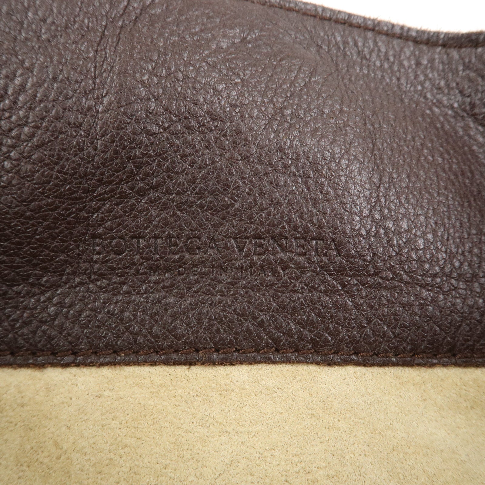 BOTTEGA VENETA Cervo Leather 2WAY Bag Shoulder Bag Hand Bag Brown