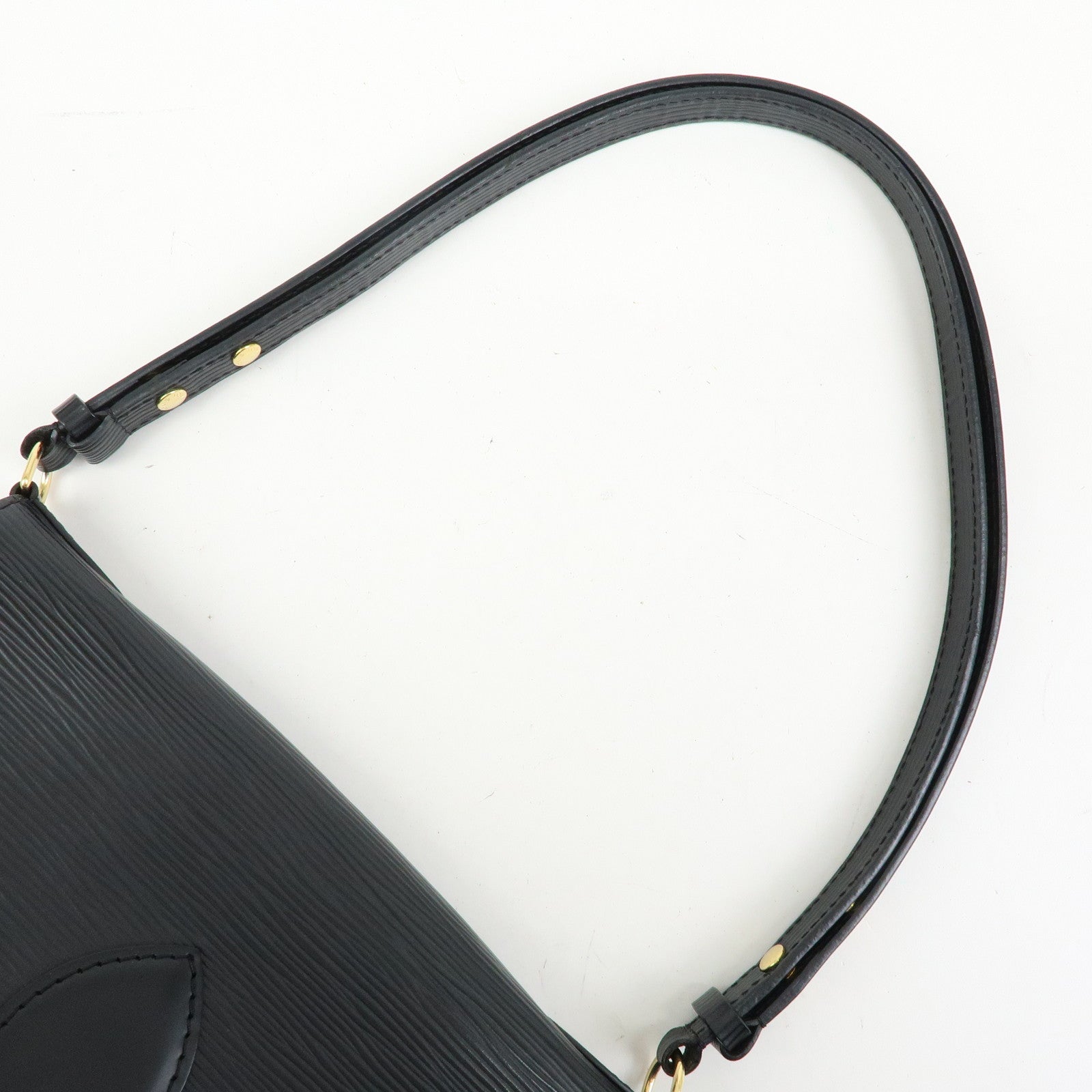 Louis Vuitton Monogram Epi Saint Michel Shoulder Brown Noir M44030