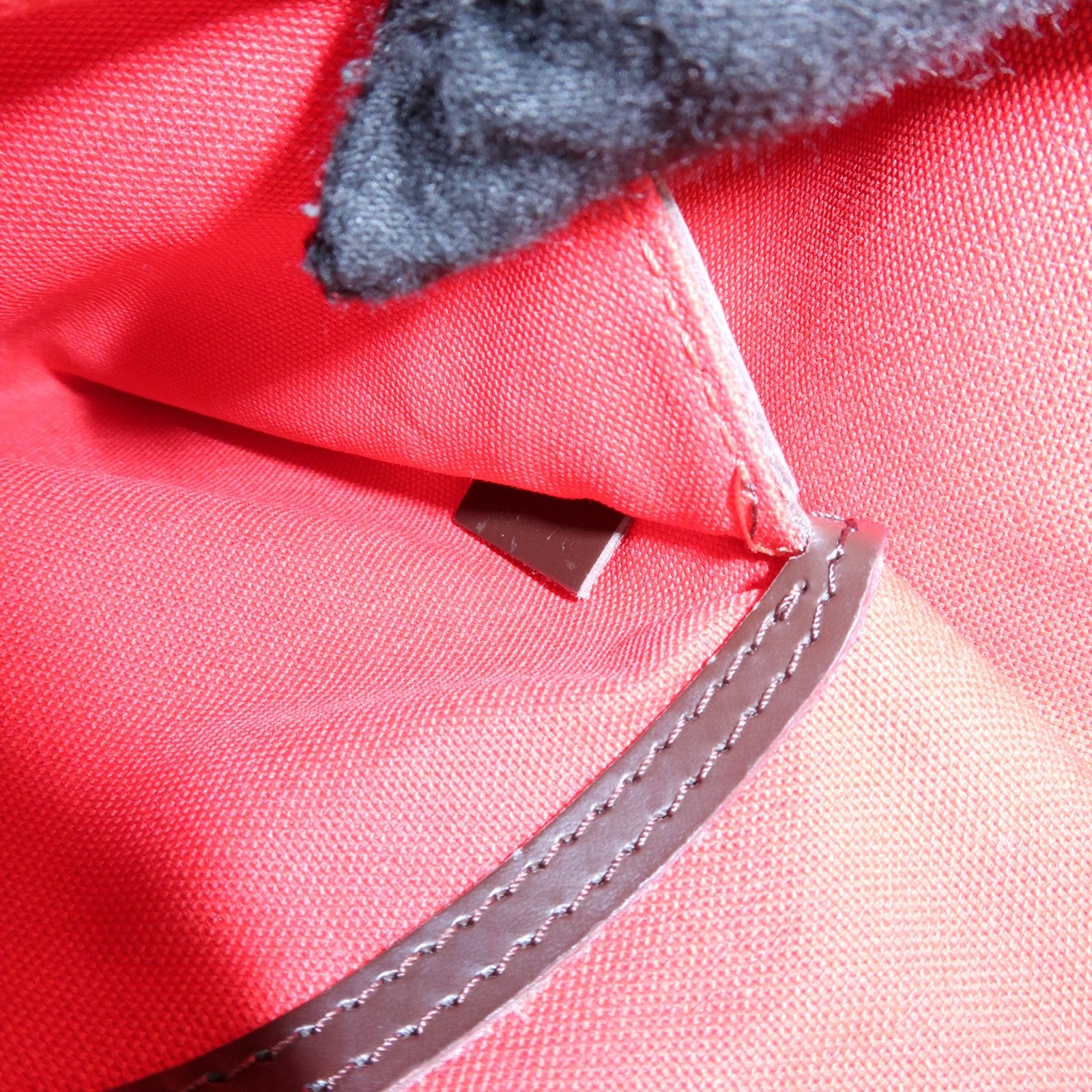 Louis Vuitton Damier Canvas Leather Alma PM Hand Bag Brown N51131