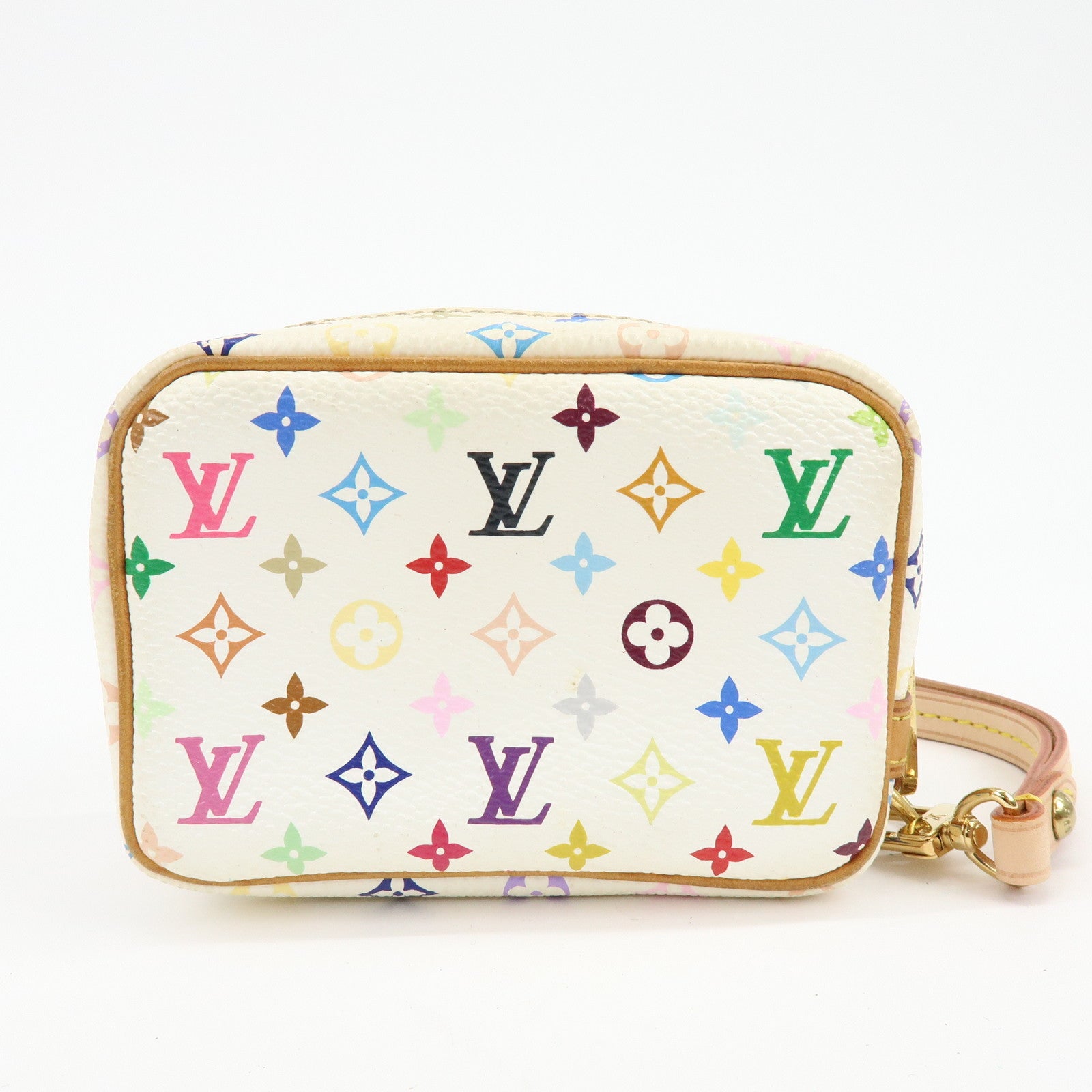 Louis Vuitton Monogram Multicolor Trousse Wapity Pouch Blanc M58033