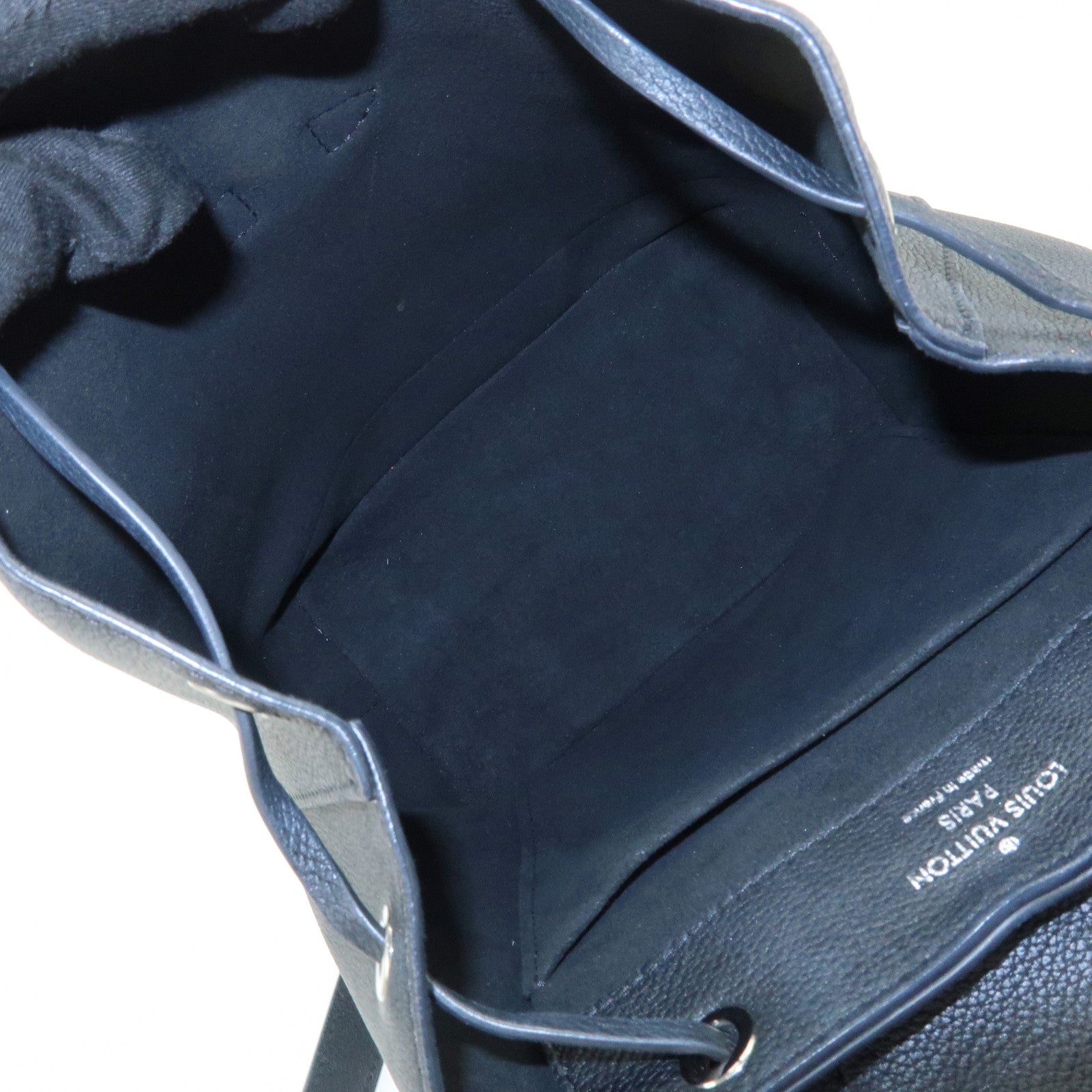 Louis Vuitton Lockme Leather Backpack Rucksack Noir Black M41815