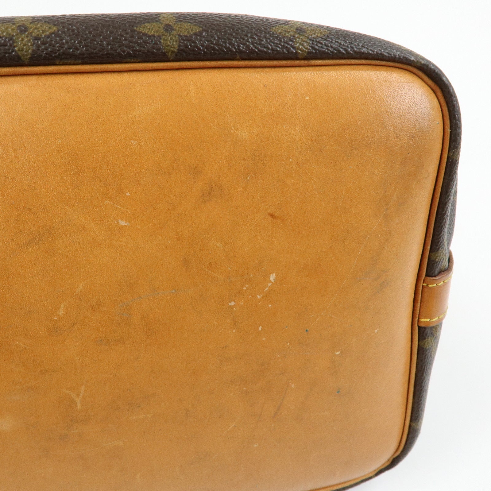Louis Vuitton Monogram Petit Noe Shoulder Bag Brown M42226