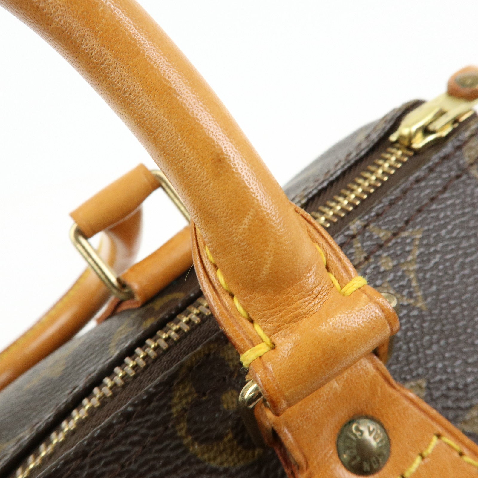 Louis Vuitton Monogram Speedy 25 Boston Bag Hand Bag Brown M41528