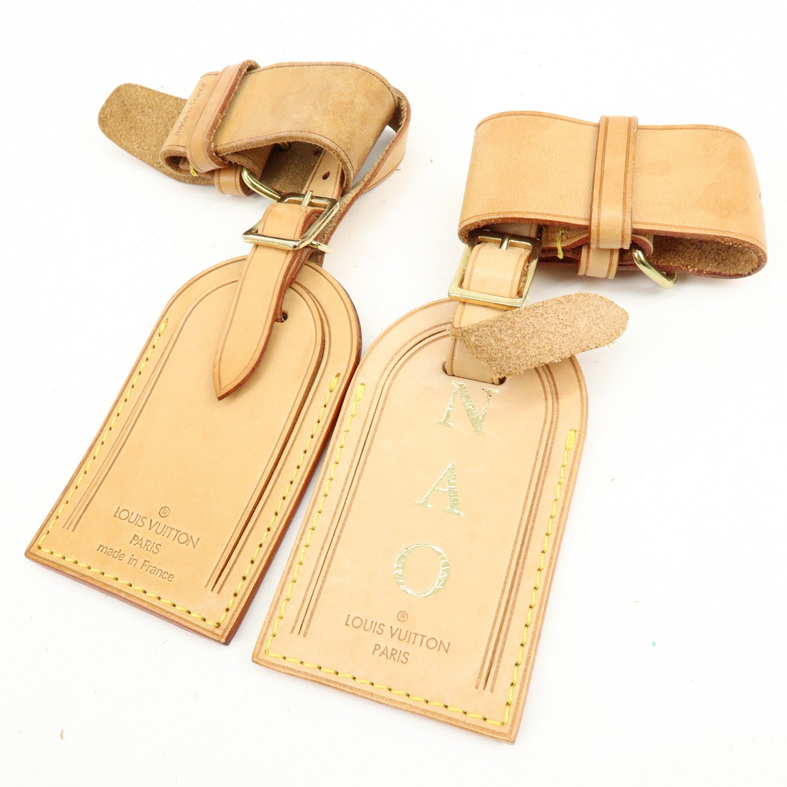 Louis Vuitton Set of 10 Leather Name Tag & Poignet