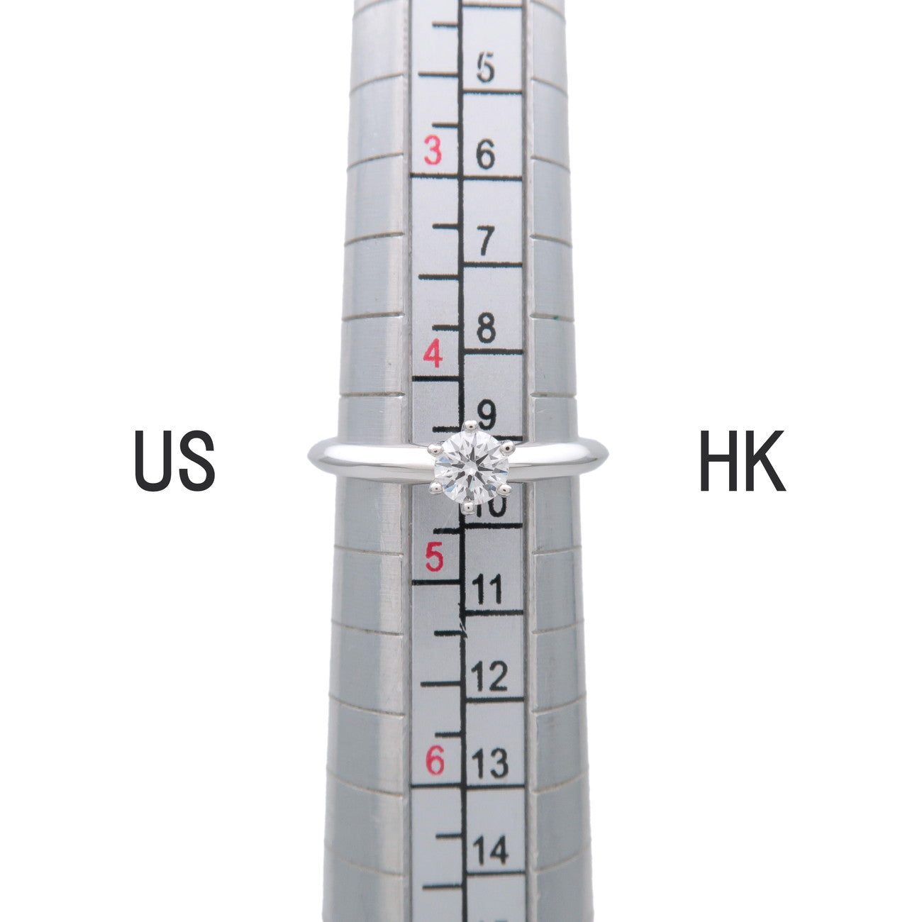 Tiffany & Co Solitaire Diamond Ring 0.22ct PT950 US4.5 EU48 HK9