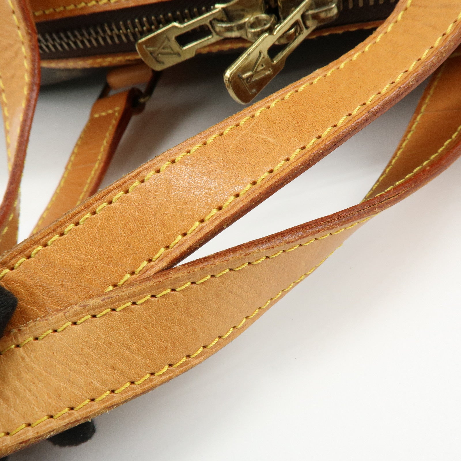 Louis Vuitton Monogram Sac Souple 45 Boston Bag Brown M41624