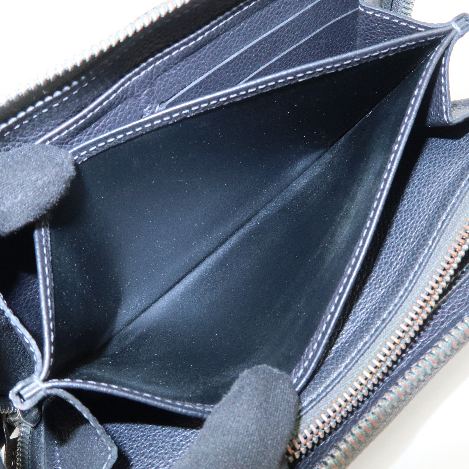 Louis Vuitton Empreinte Leather Studs Zippy Wallet Platine M61442