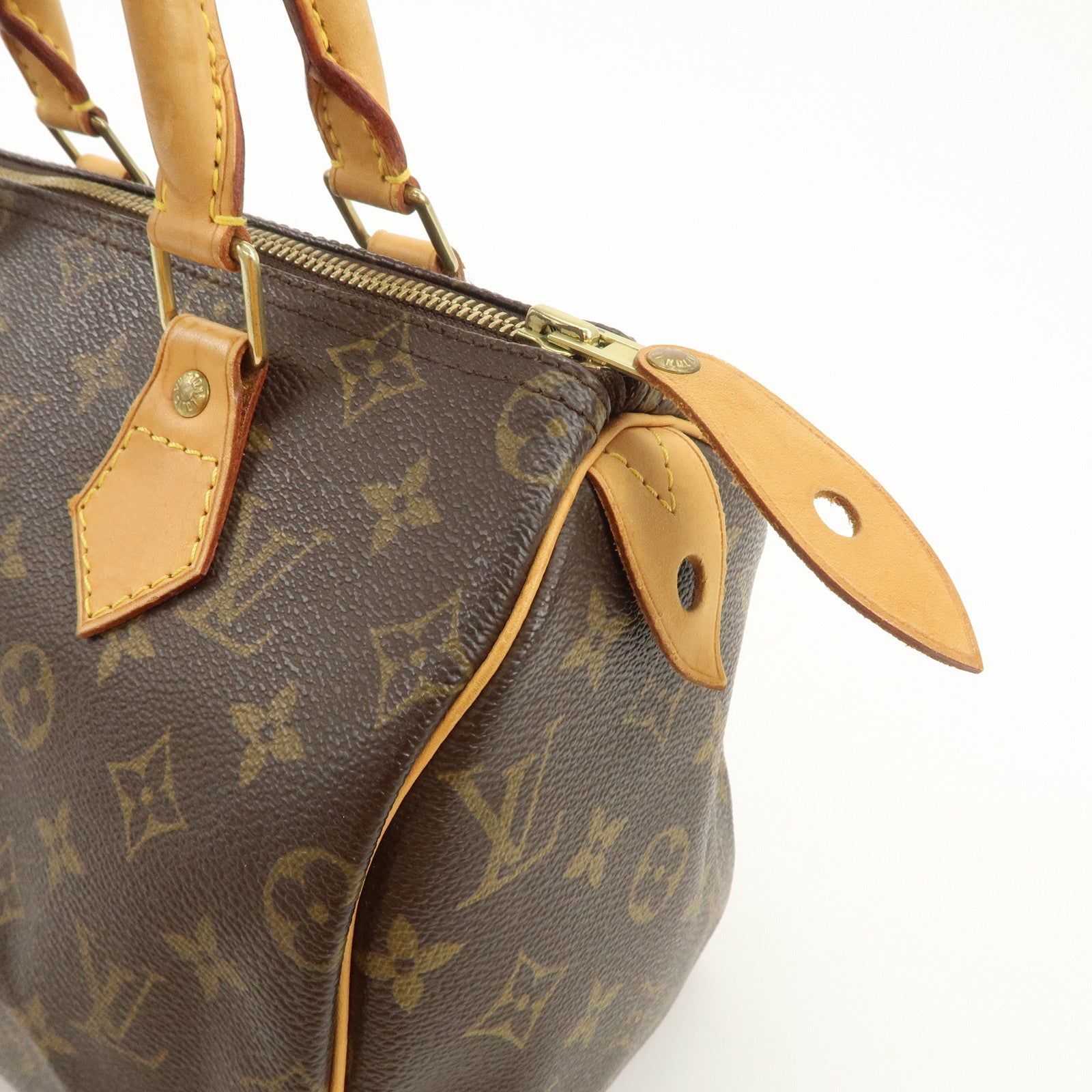 Louis Vuitton Monogram Speedy 25 Boston Bag Hand Bag Brown M41528