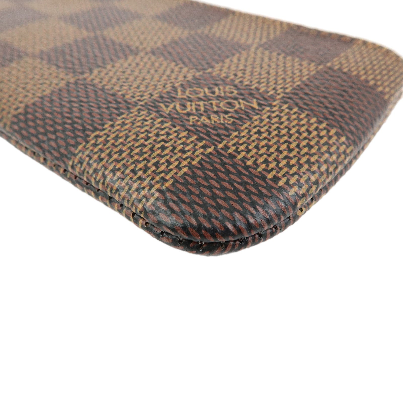 Louis Vuitton Damier Canvas Pochette Cles Damier Ebene N62658