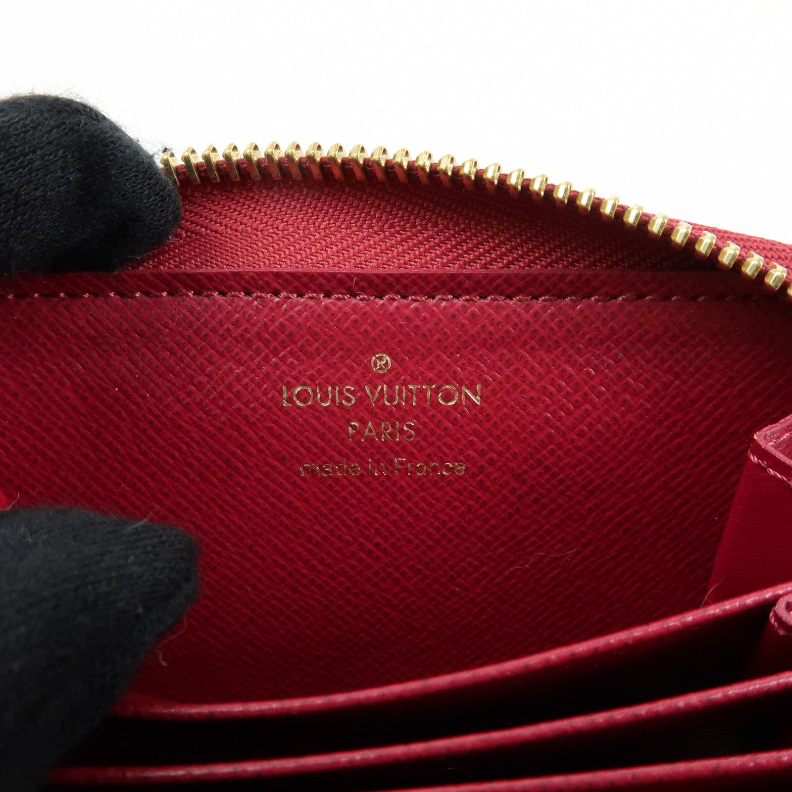 Louis Vuitton Monogram Multicartes Card Case Brown Fuchsia M61299