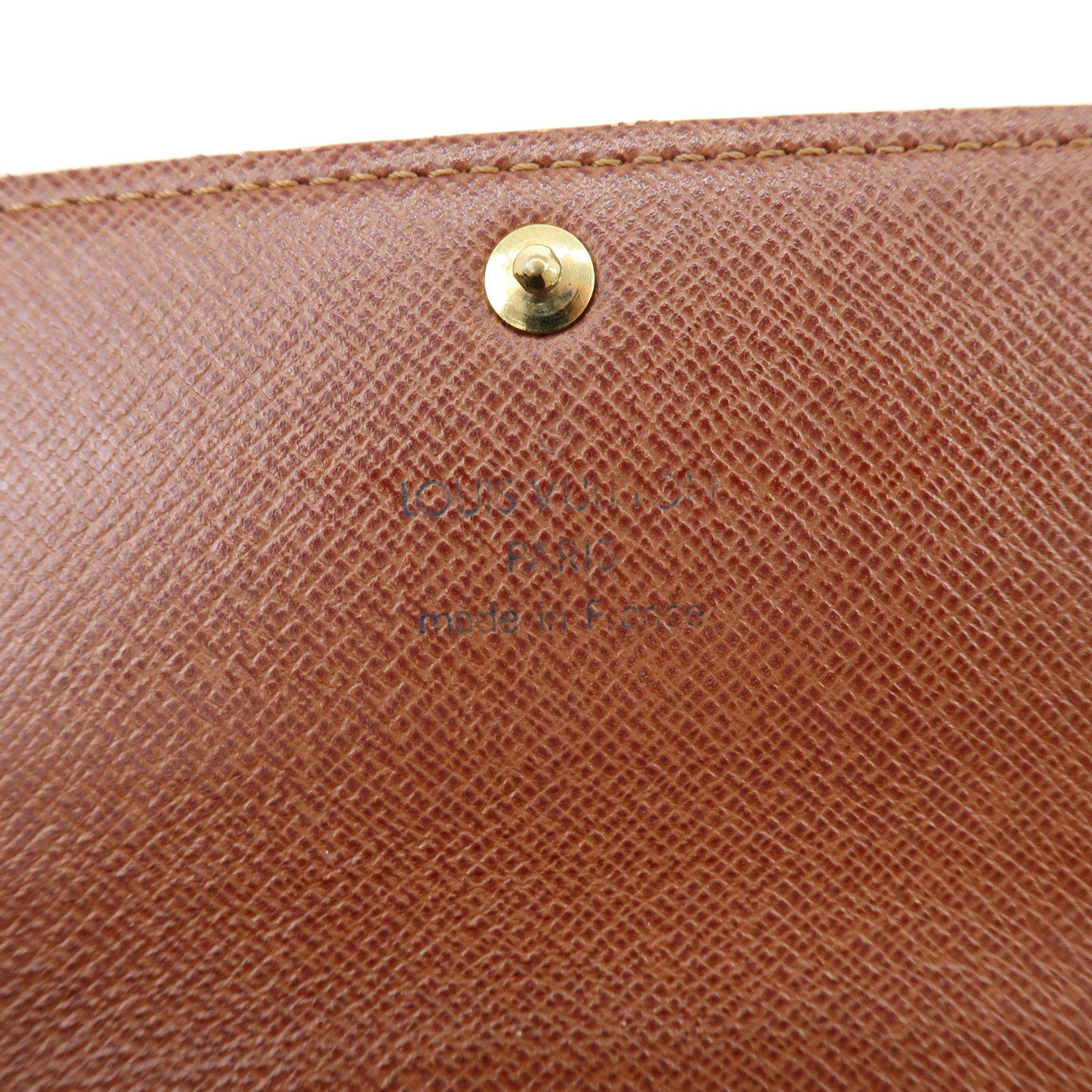 Louis Vuitton Monogram Portefeuille Sarah Long Wallet Brown M61734