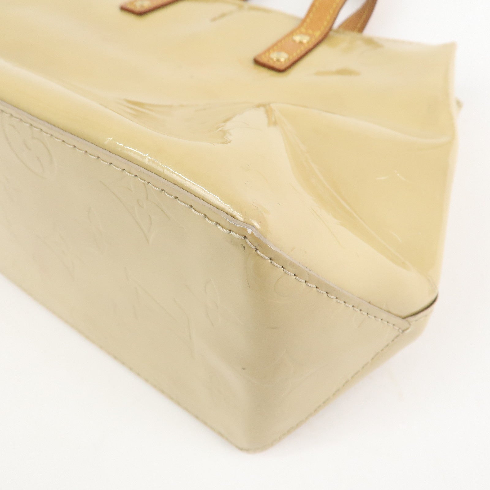 Louis Vuitton Monogram Vernis Lead PM Hand Bag Noisette M91334