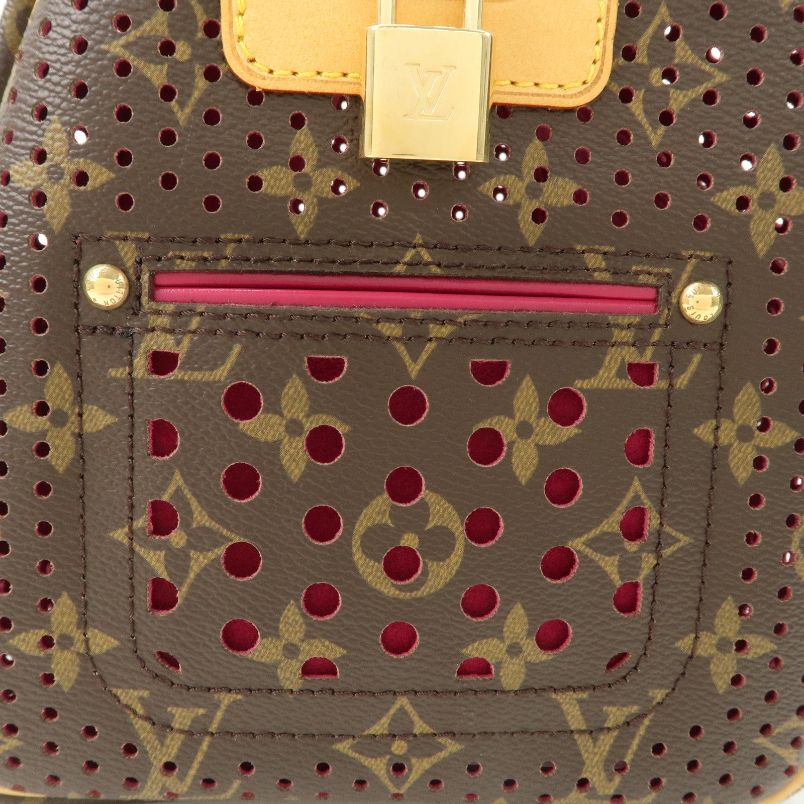 Louis Vuitton Monogram Perforated Speedy 30 Boston Bag M95180